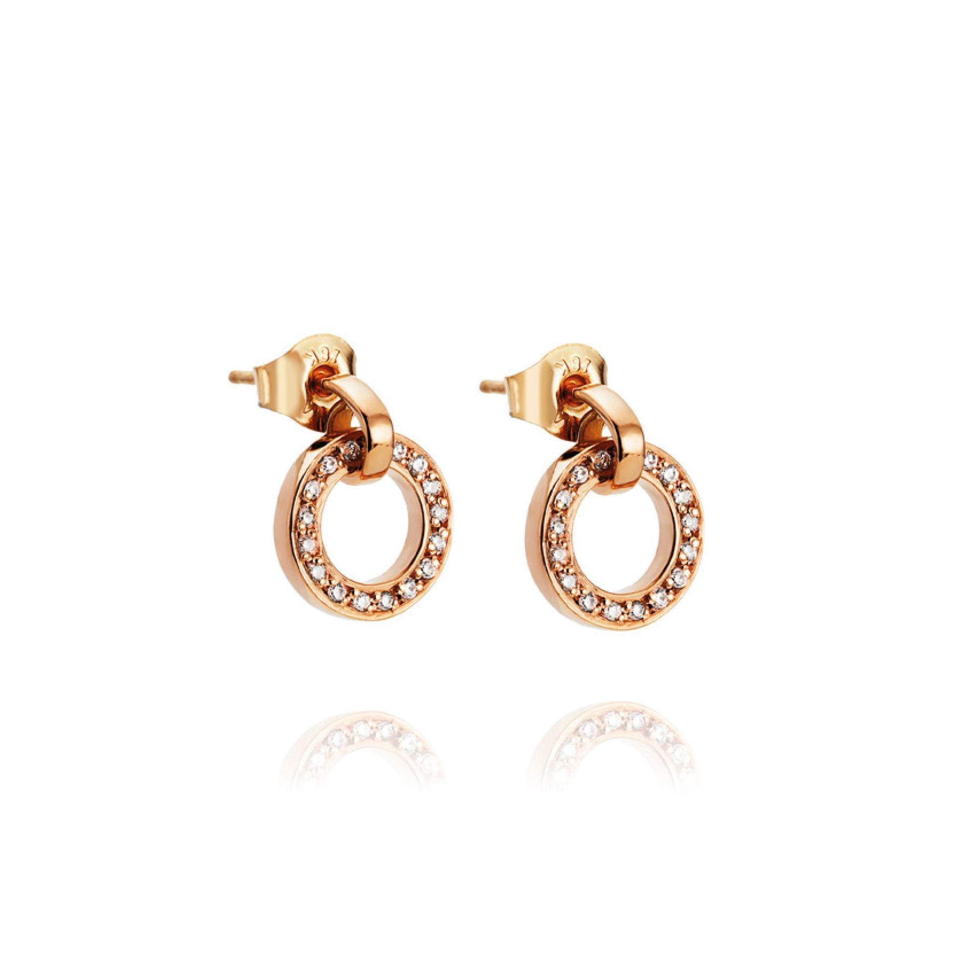 Läs mer om Efva Attling Ring Around & Stars Earrings ONE SIZE - GULD