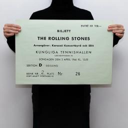 TICKET - The Rolling Stones