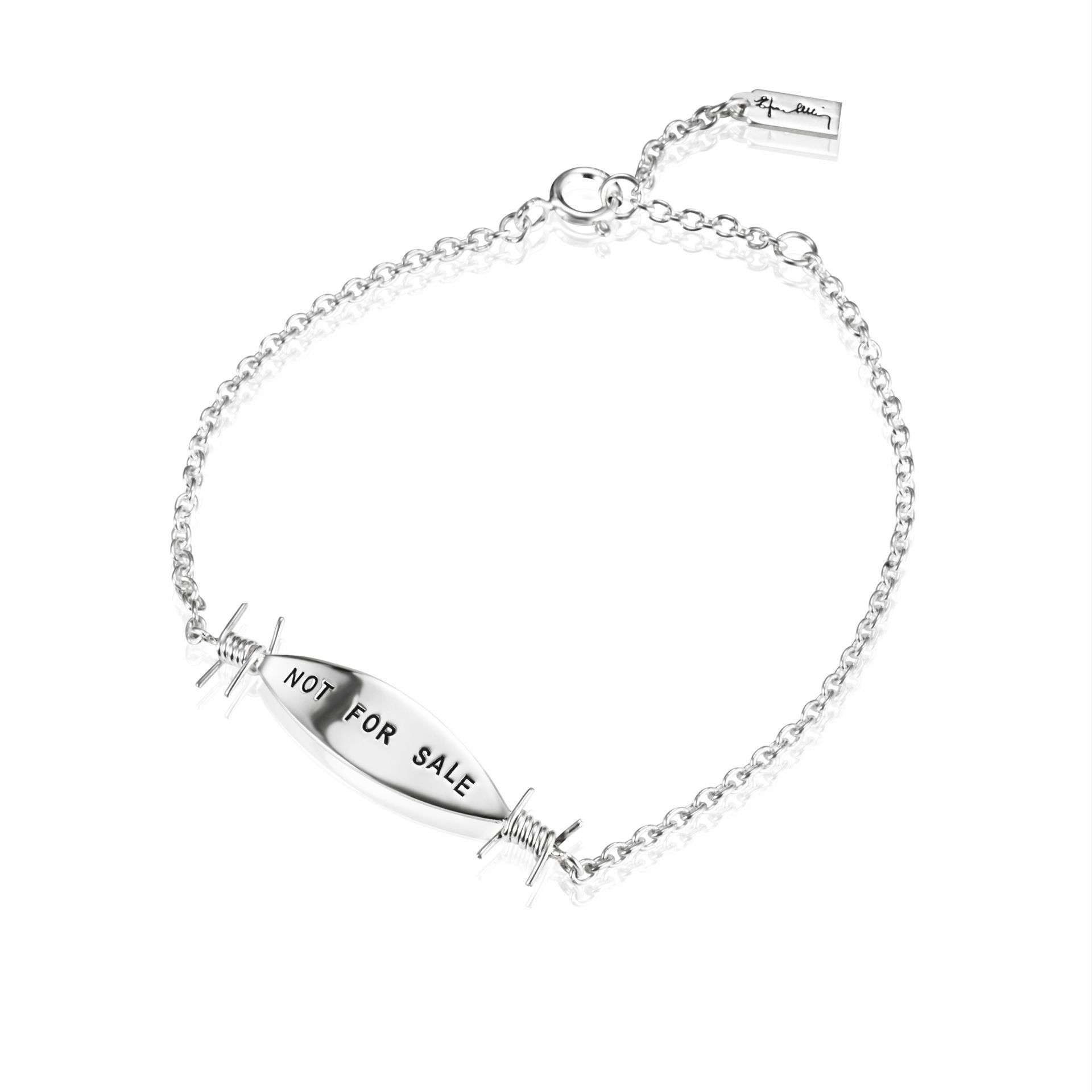 Efva Attling Not For Sale Bracelet. 16/17.5/19 CM - SILVER
