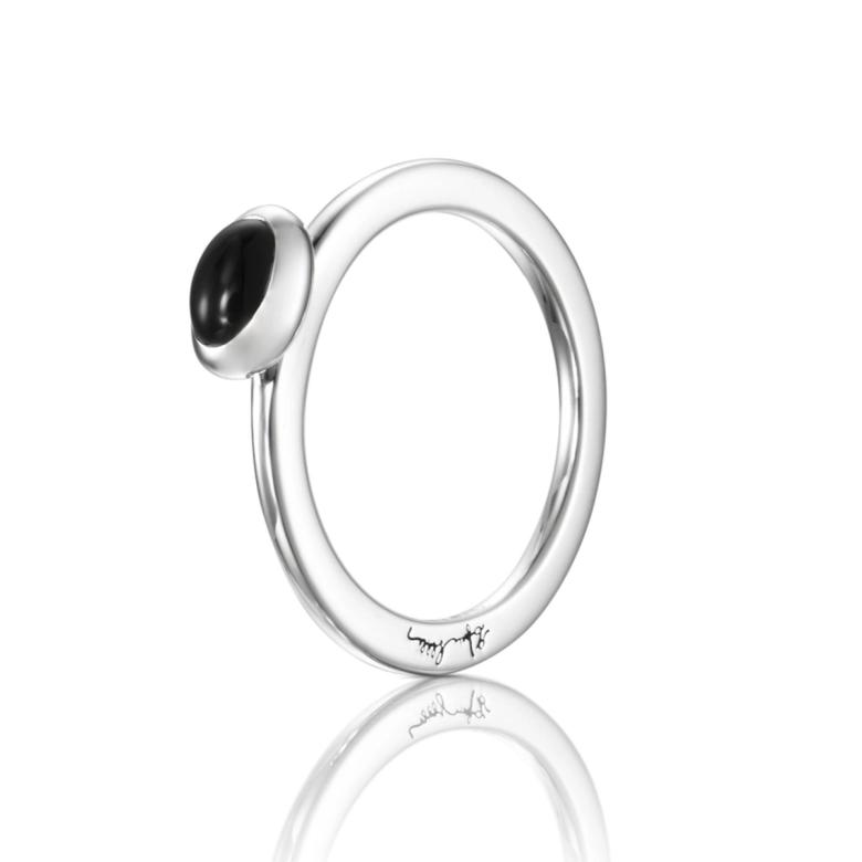 Love Bead Ring - Onyx