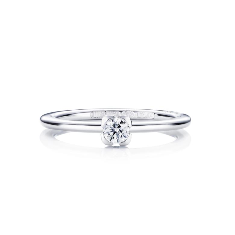 Love Bead Wedding Ring 0.19 ct