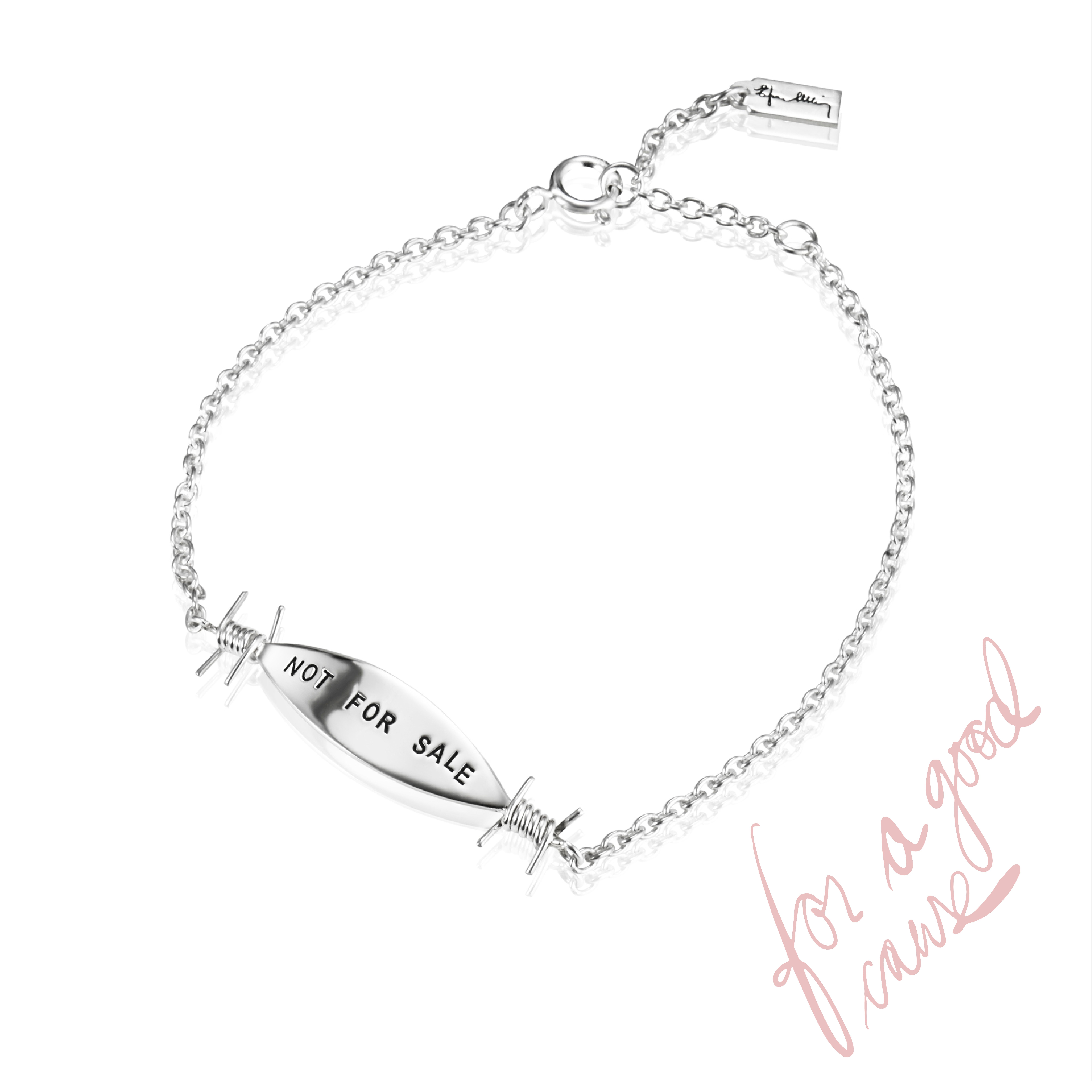 Efva Attling Not For Sale Bracelet. 16/17.5/19 CM – SILVER