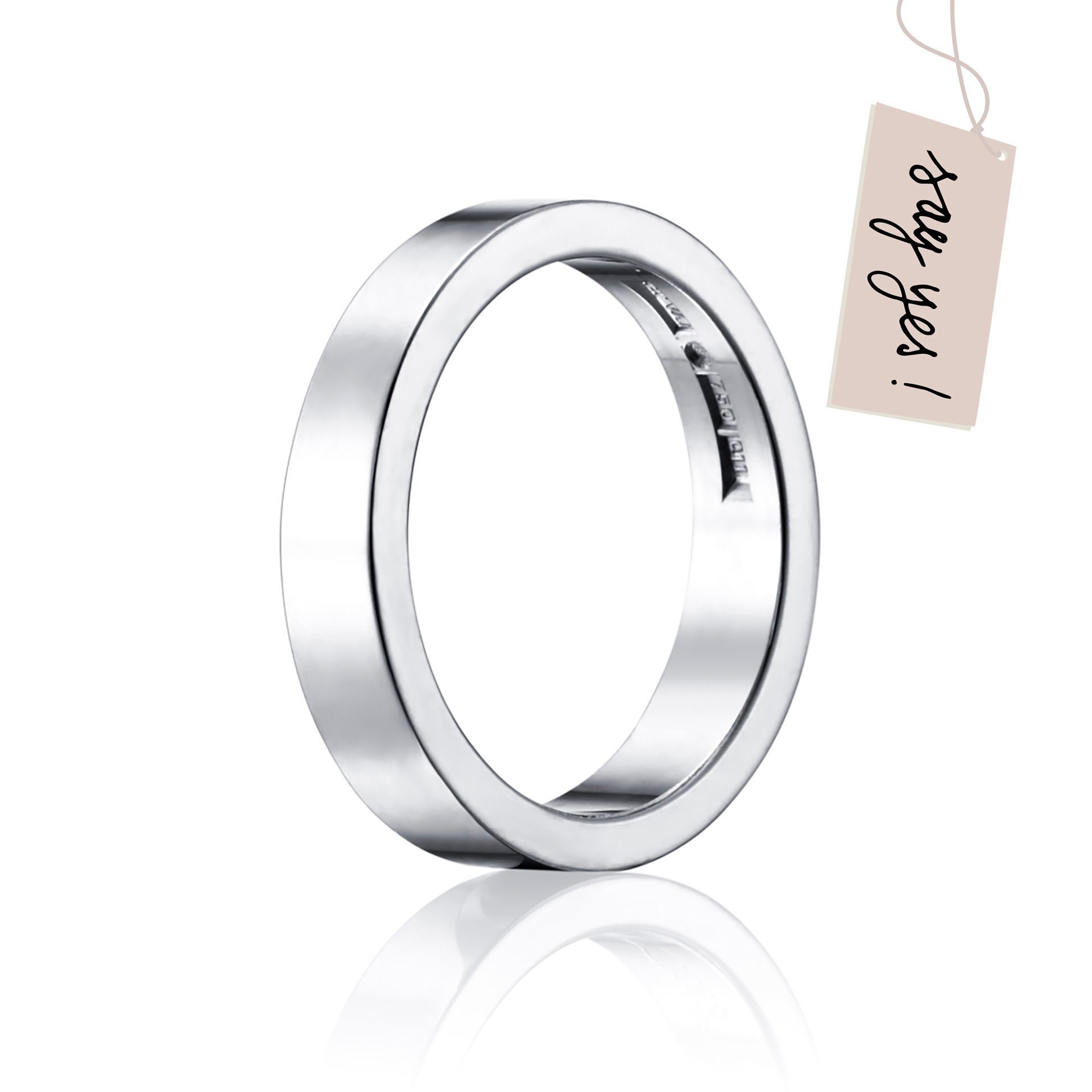 Läs mer om Efva Attling Irregular Slim Ring 17.50 MM - HYRA RING: SILVER