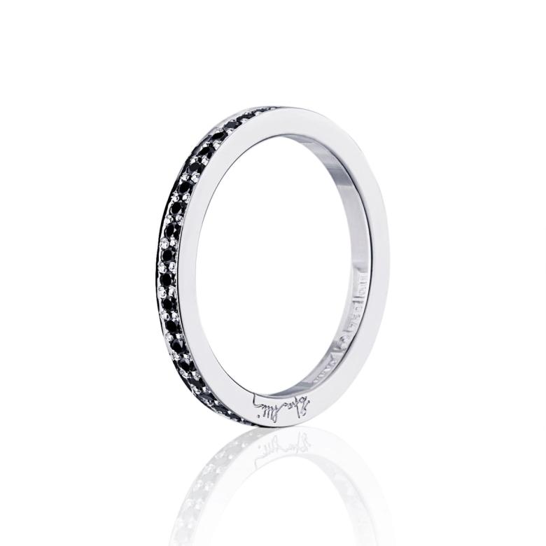 Signature & Black Stars Thin Ring