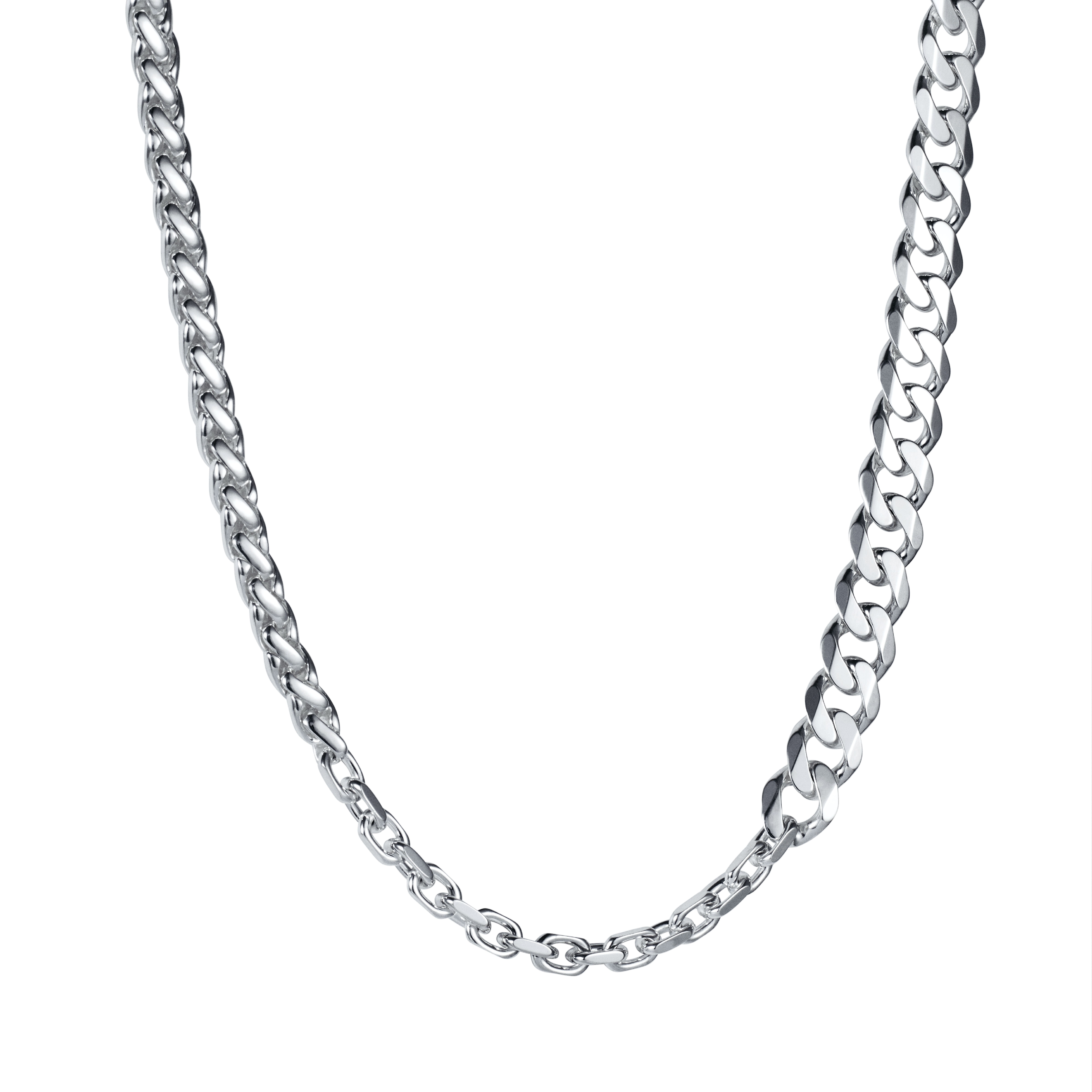 Efva Attling Rock My Chain Necklace 50 CM SILVER