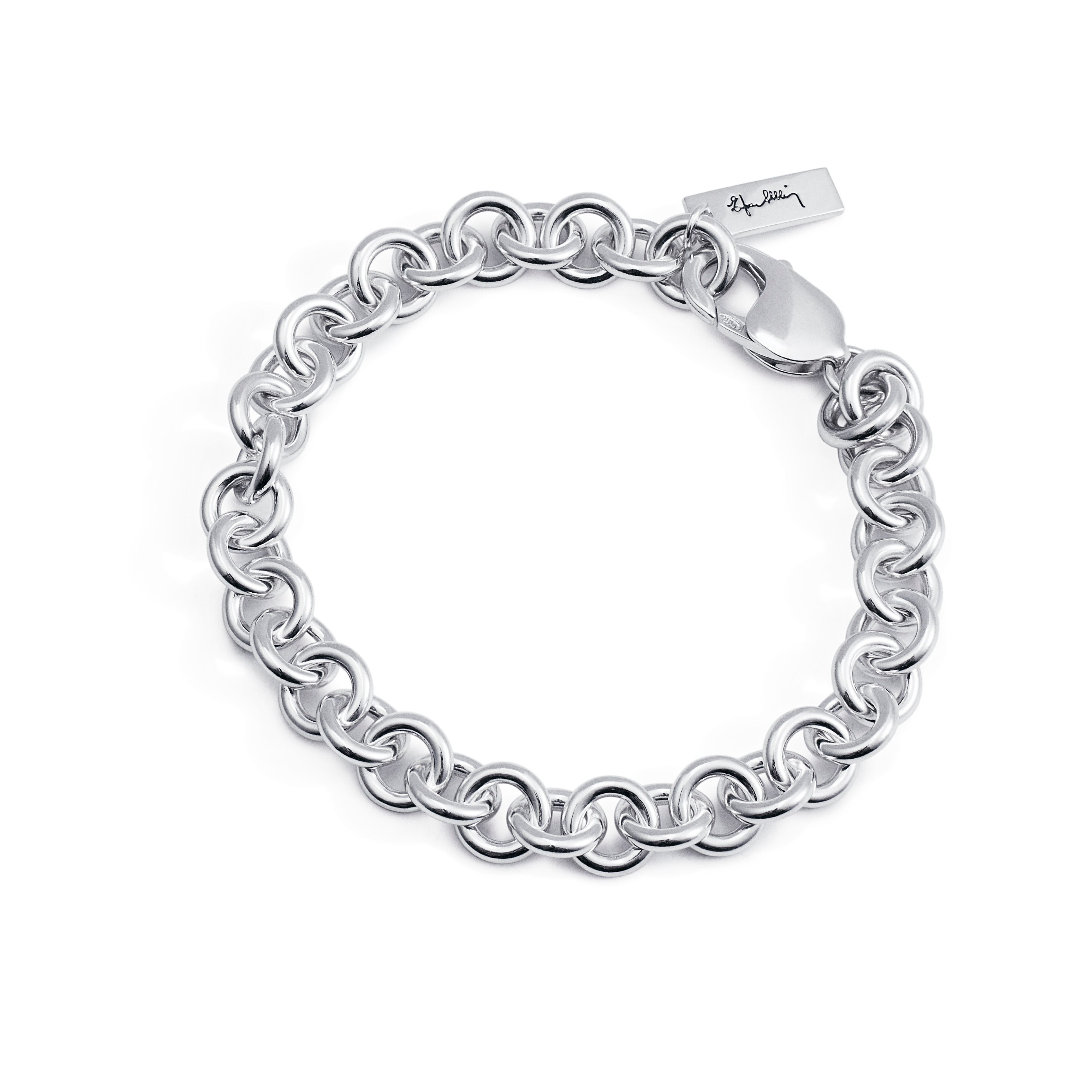 Läs mer om Efva Attling Chain Bracelet 23 CM - SILVER
