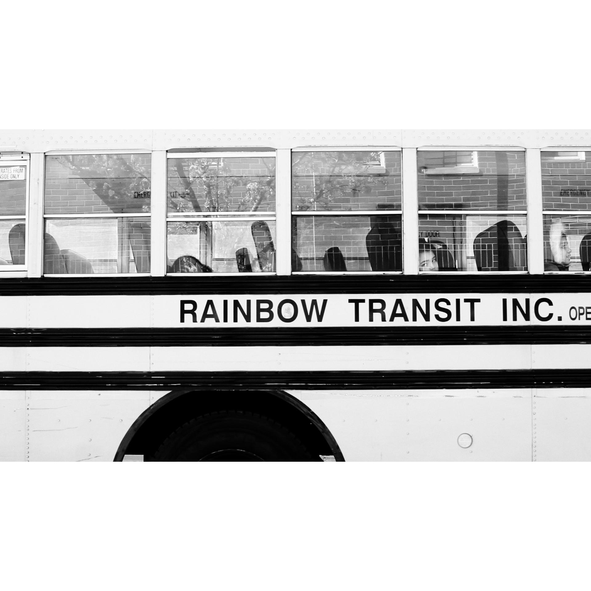 Rainbow transit b:w