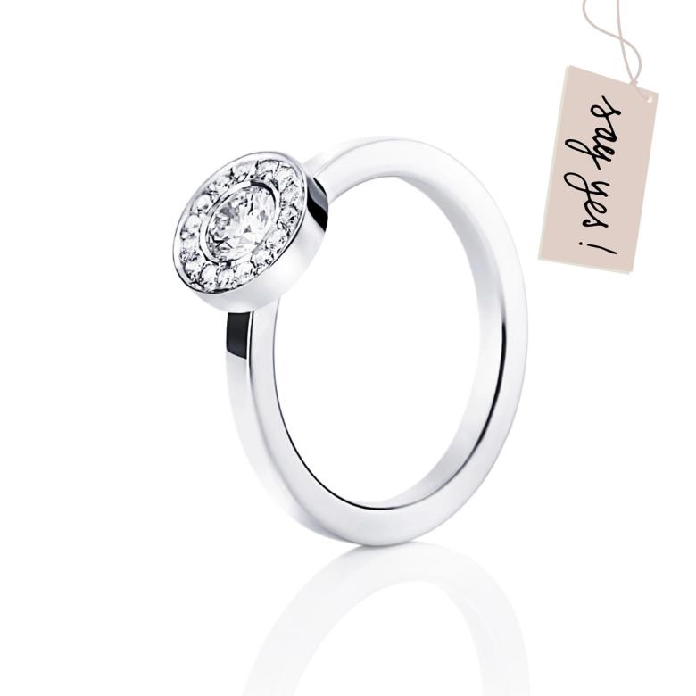 Wedding & Stars Ring 0.40 ct