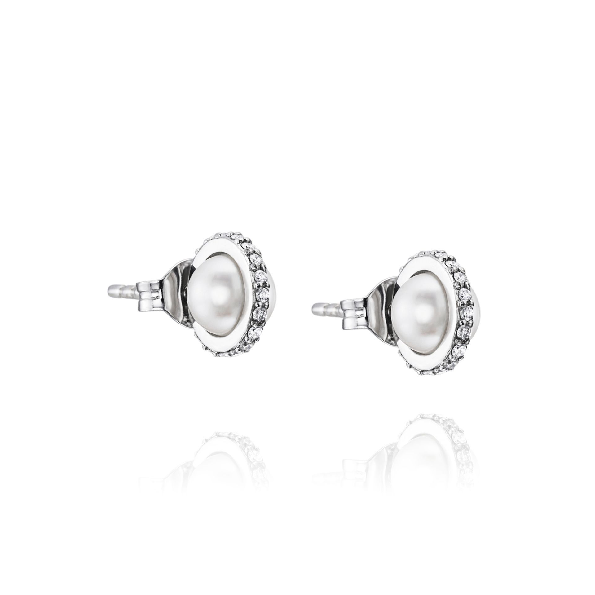 Läs mer om Efva Attling Little Day Pearl & Stars Ear ONE SIZE - VITGULD