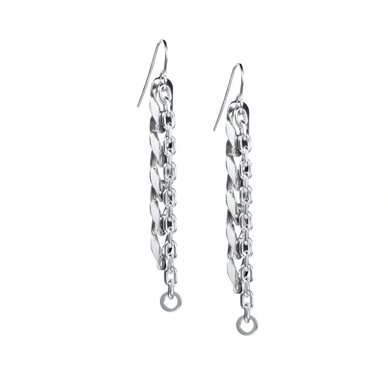 Chain On Chain Earrings