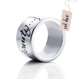 From Here To Eternity Stamped Ring