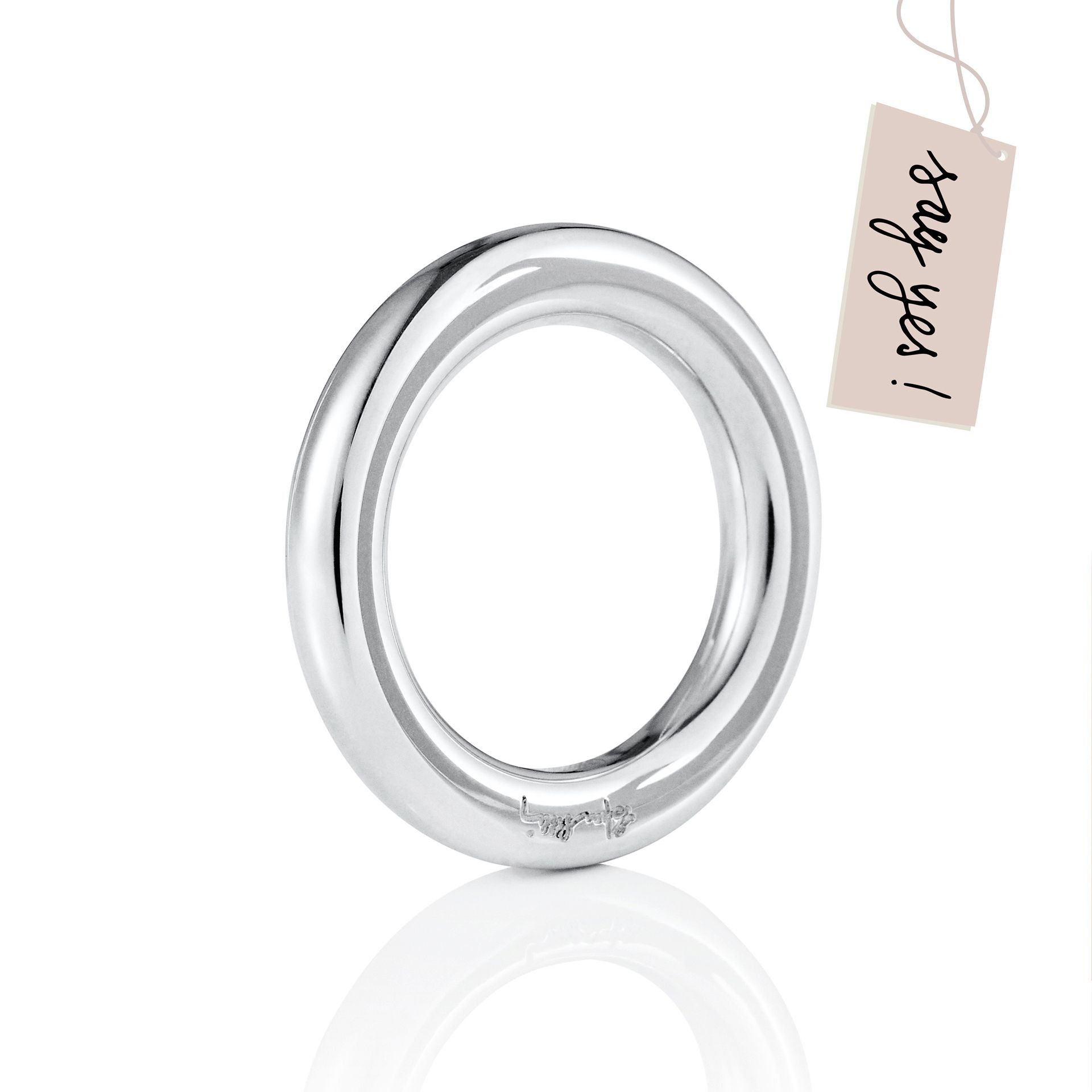 Läs mer om Efva Attling One Love Ring 17.50 MM - HYRA RING: SILVER