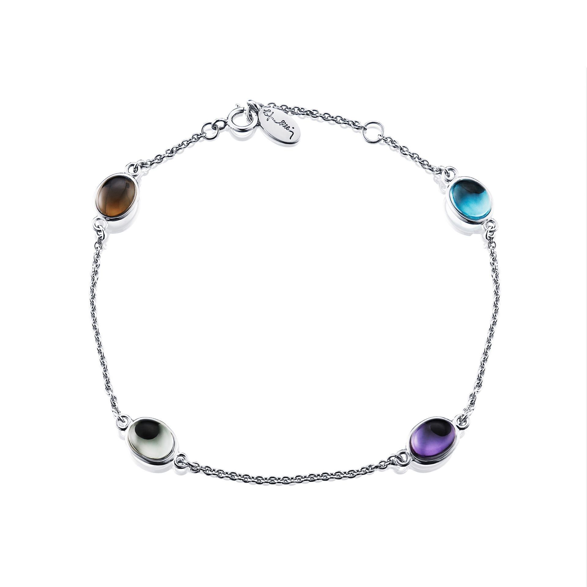 Läs mer om Efva Attling Love Beads Flow Bracelet 17/19 CM - VITGULD