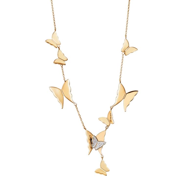 Miss Butterfly Air & Stars Collier