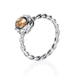 Wrapped Colour Ring - Morganite