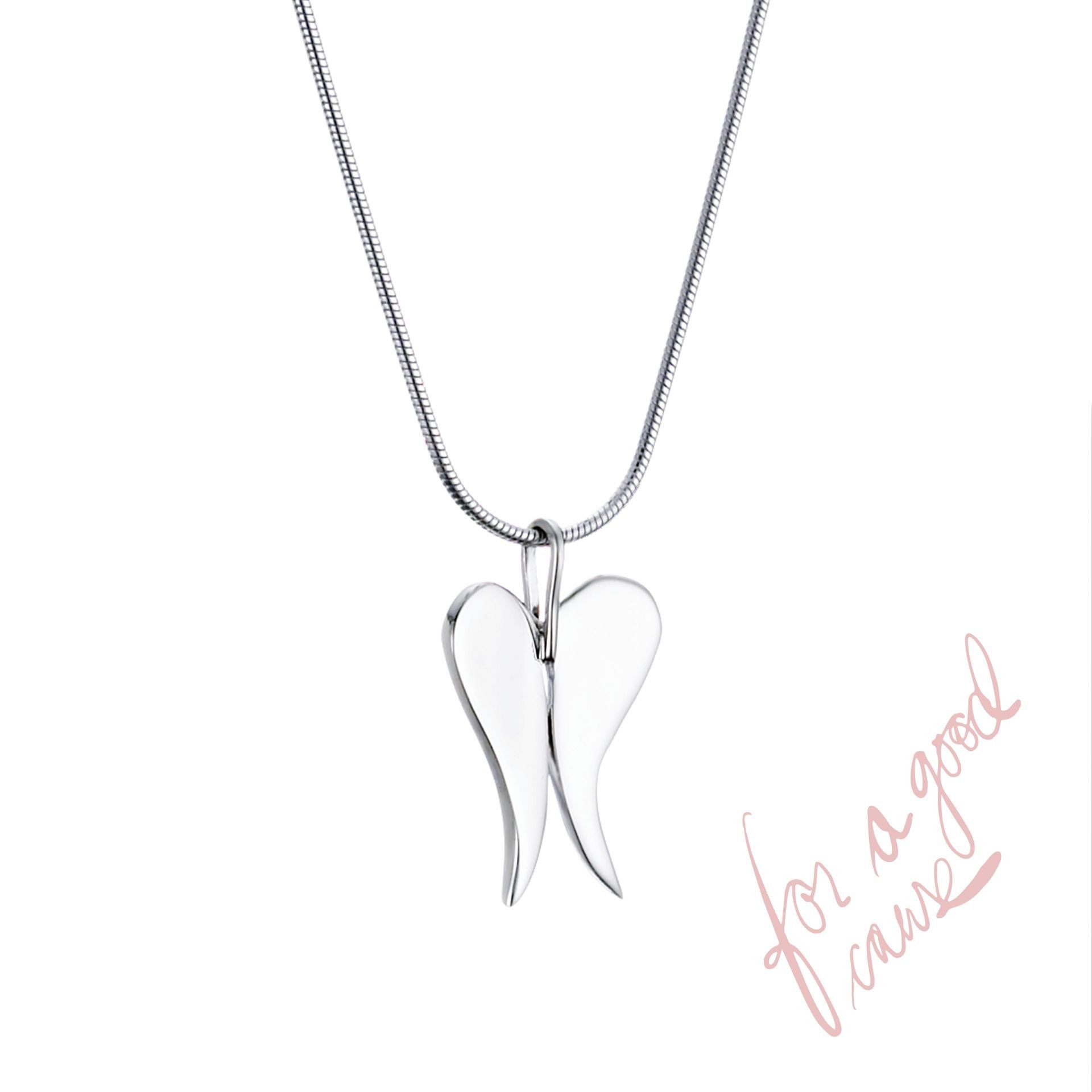 Efva Attling Angels Pendant 42 CM - SILVER