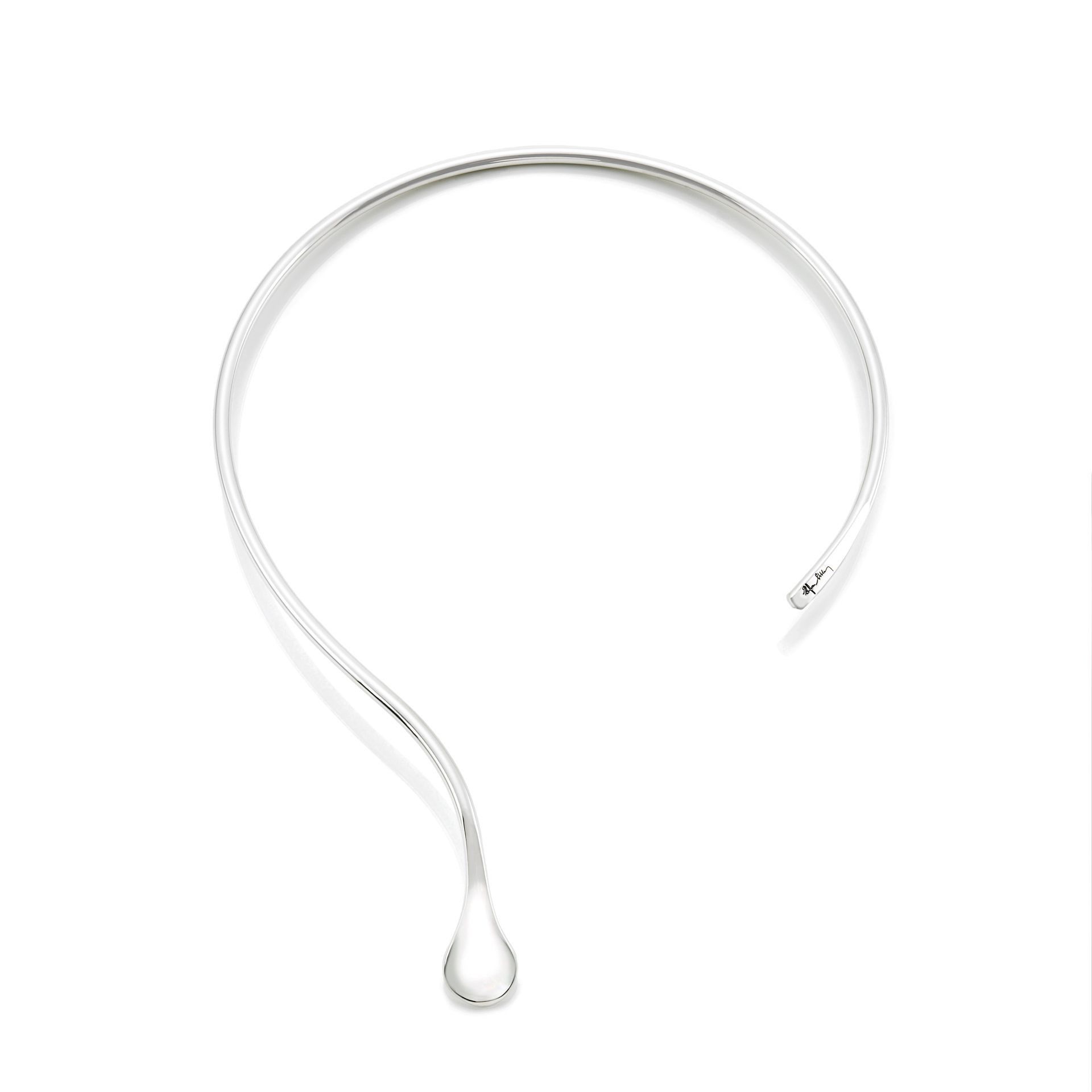 Läs mer om Efva Attling Soft Tear Collier ONE SIZE - SILVER