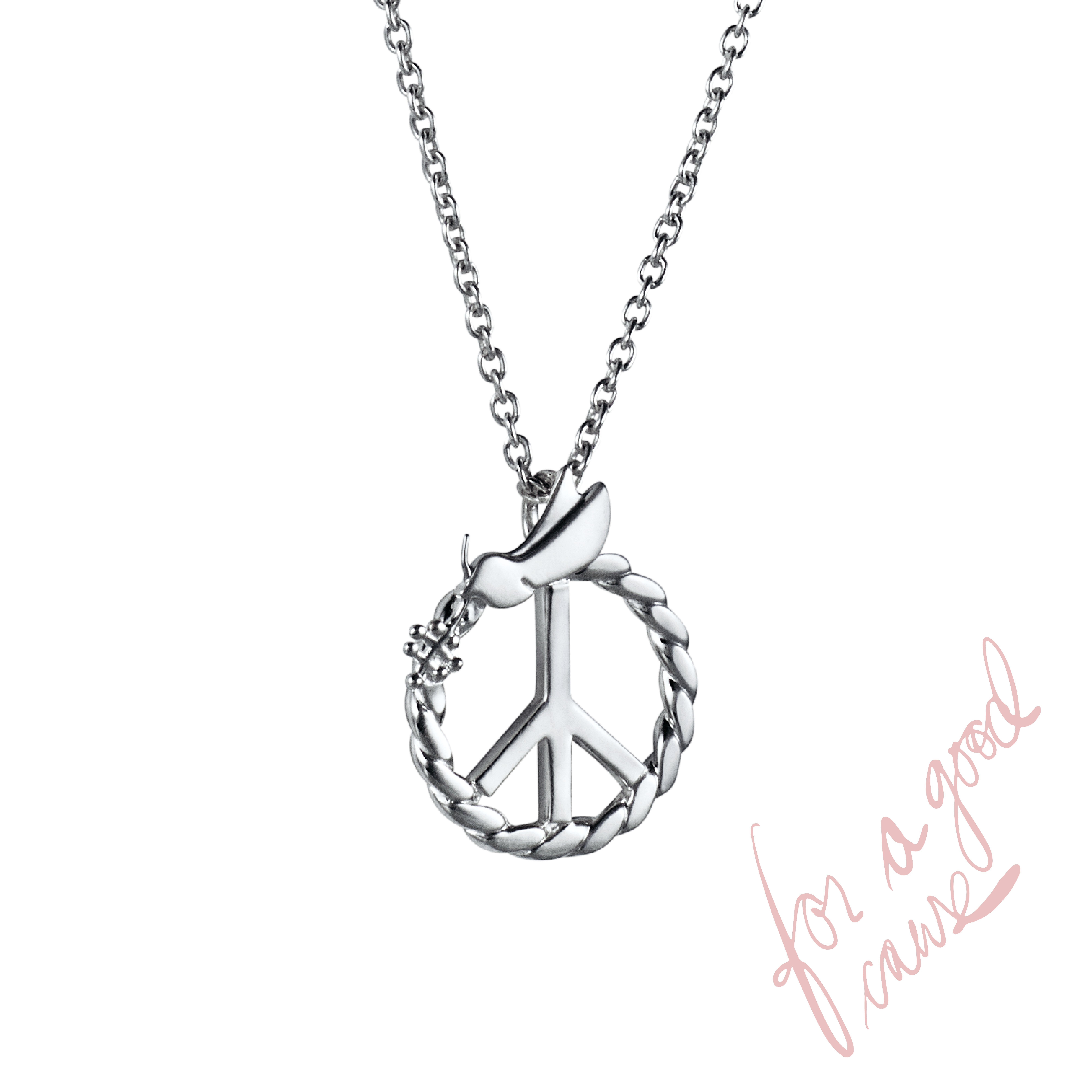 Efva Attling Thoughts of Freedom Pendant 50 CM - SILVER