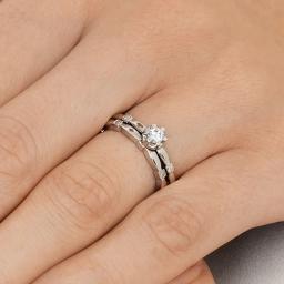 Forget Me Not Thin Ring