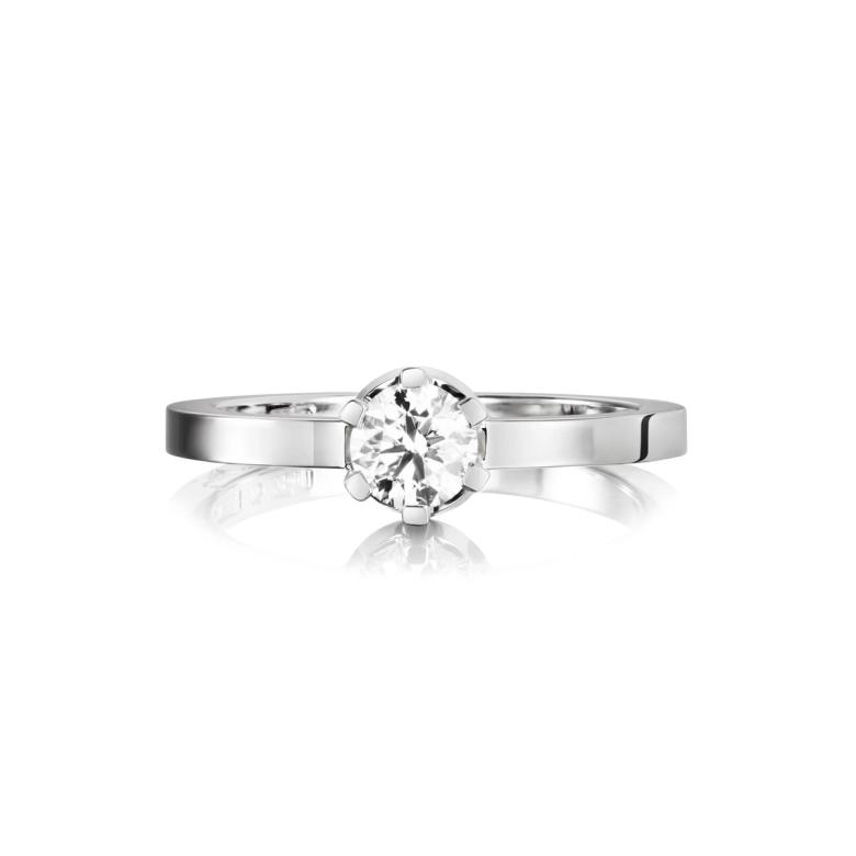 Crown Wedding Ring 0.50 ct