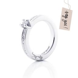 Heart To Heart Ring 0.19 ct