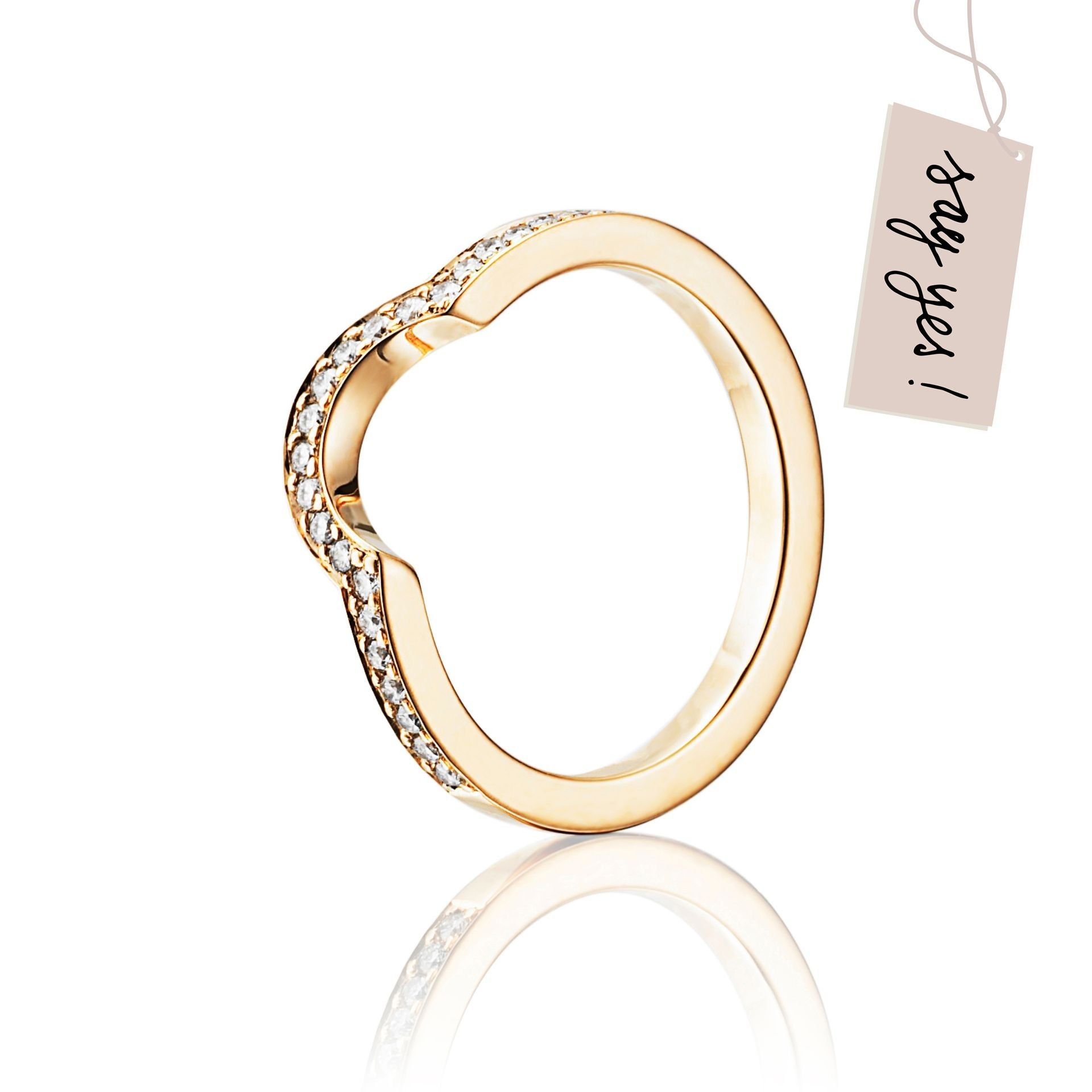 Läs mer om Efva Attling You & Me Too Ring 17.50 MM - HYRA RING: GULD