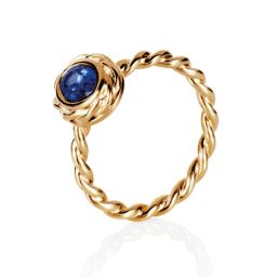 Wrapped Colour Ring - Blue Sapphire