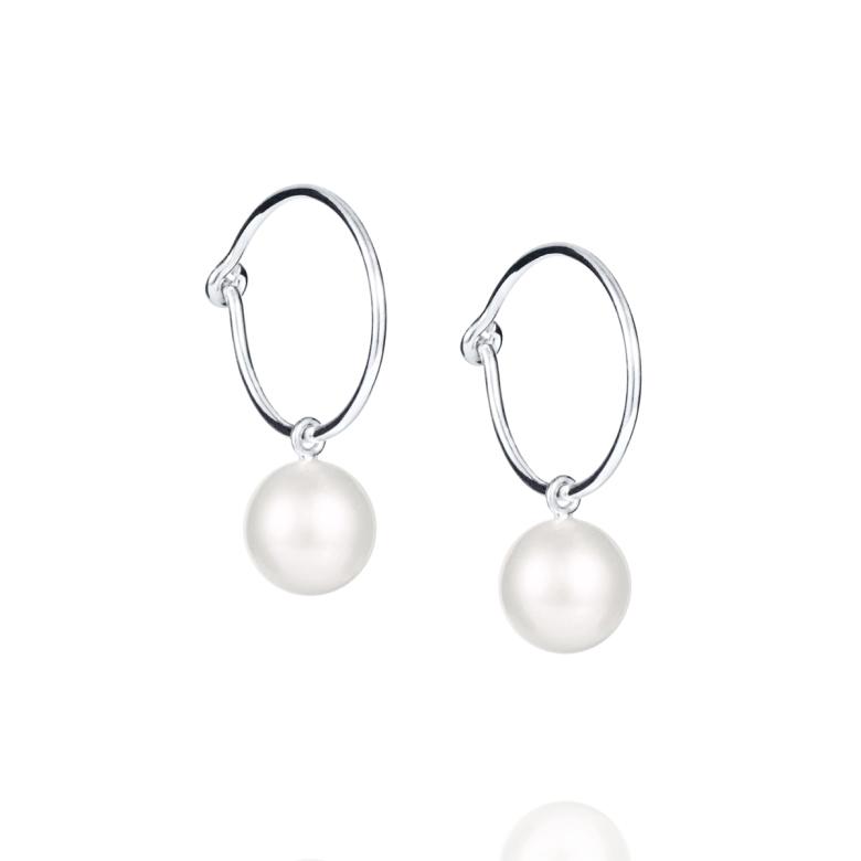 Pop Pearls Hoops