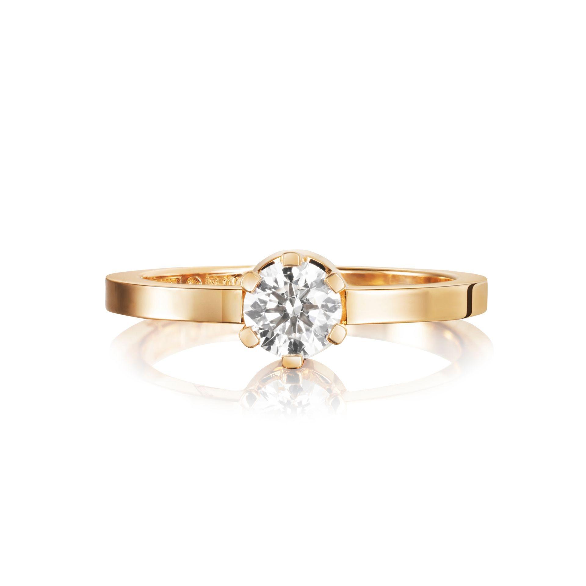 Crown Wedding Ring 0.50 ct 