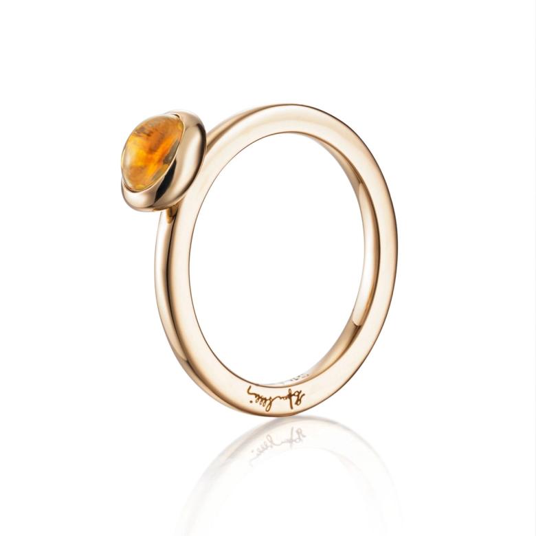 Love Bead Ring - Citrine