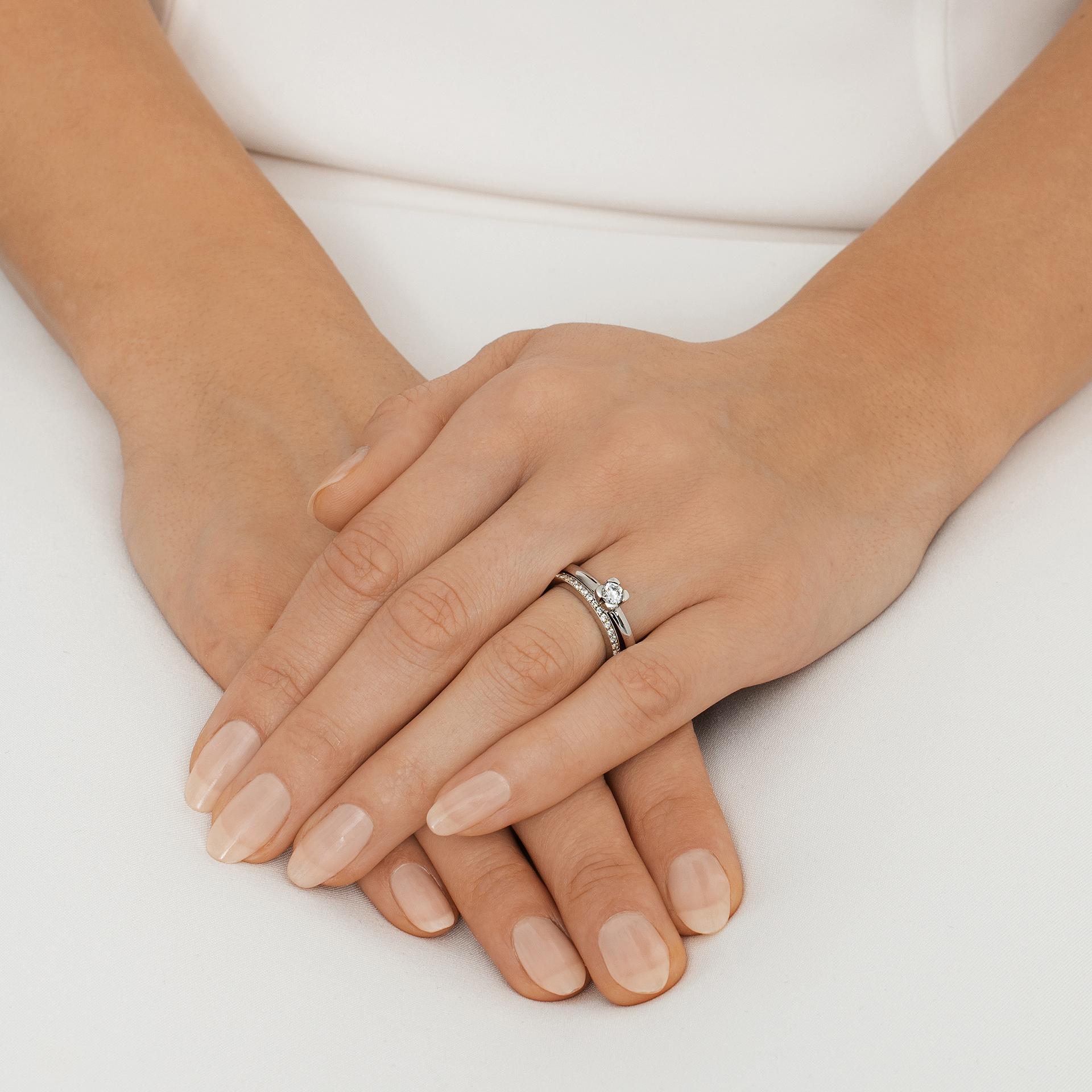 Love Bead Wedding Ring 0.30 ct