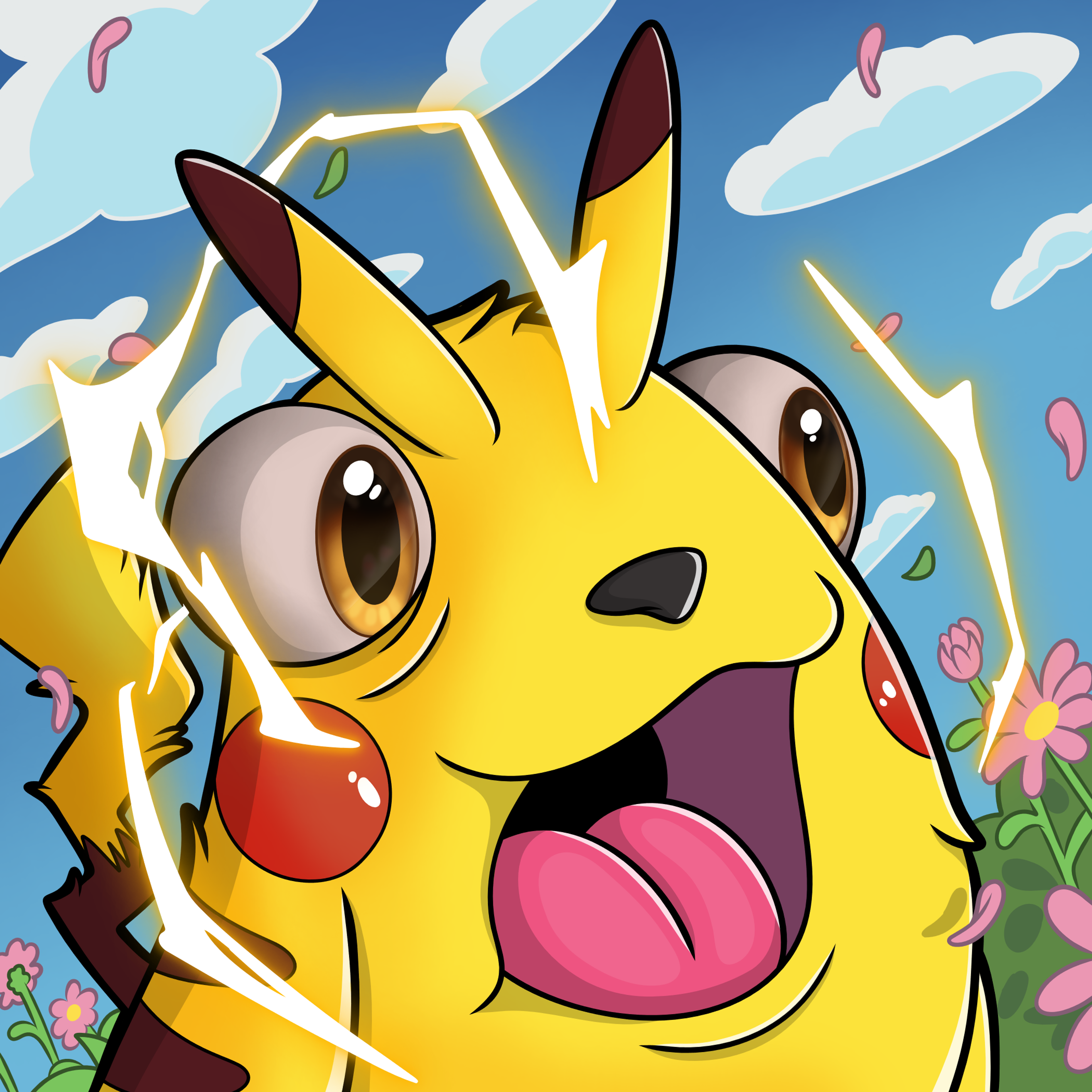 Blorkachu one-of-one Blork artwork