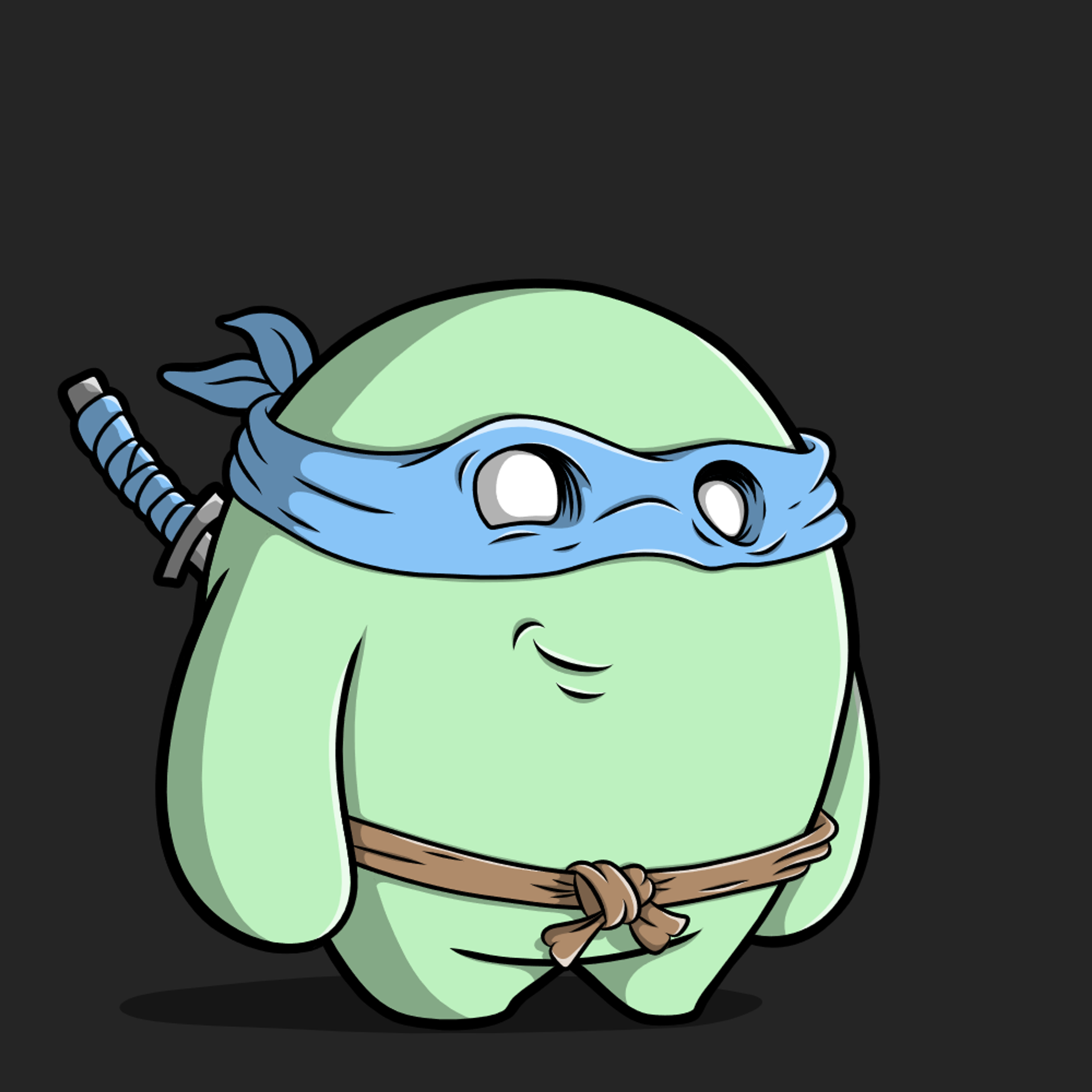 Norbert one-of-one artwork: Norbert/2 Legendarys/_blue_guy.png.