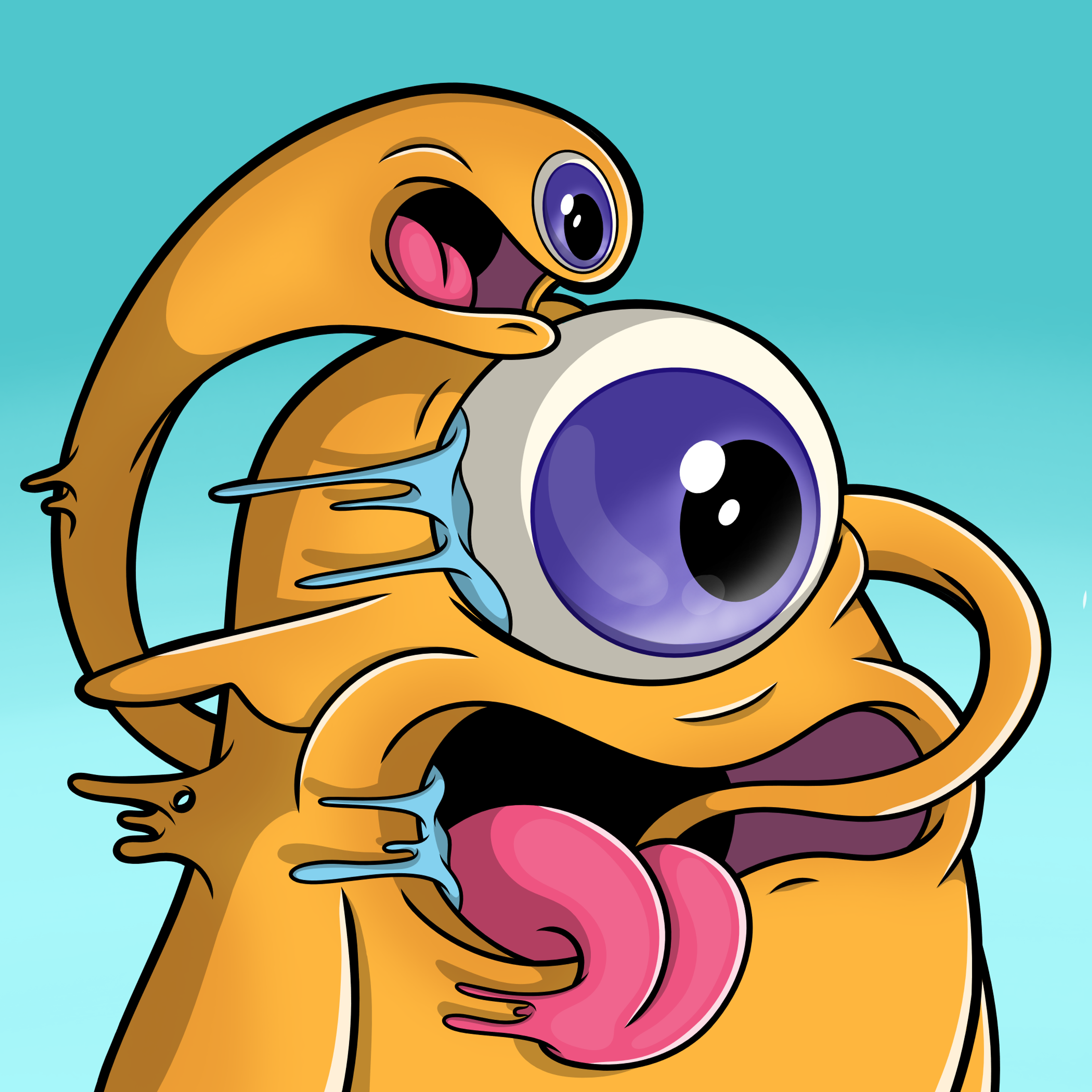 Blorkwinks one-of-one Blork artwork