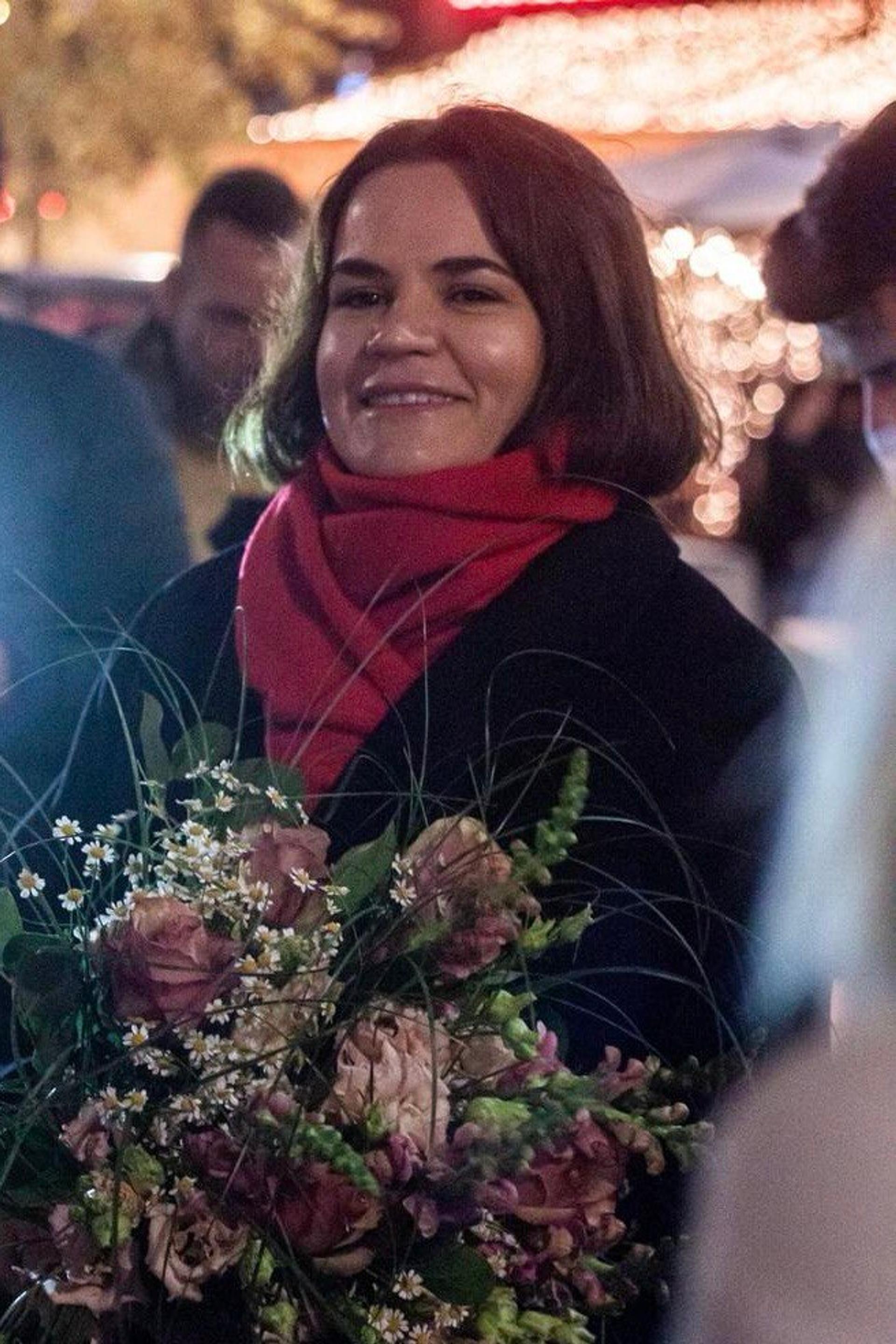 Ontmoeting met Svetlana Tichanovskaja.