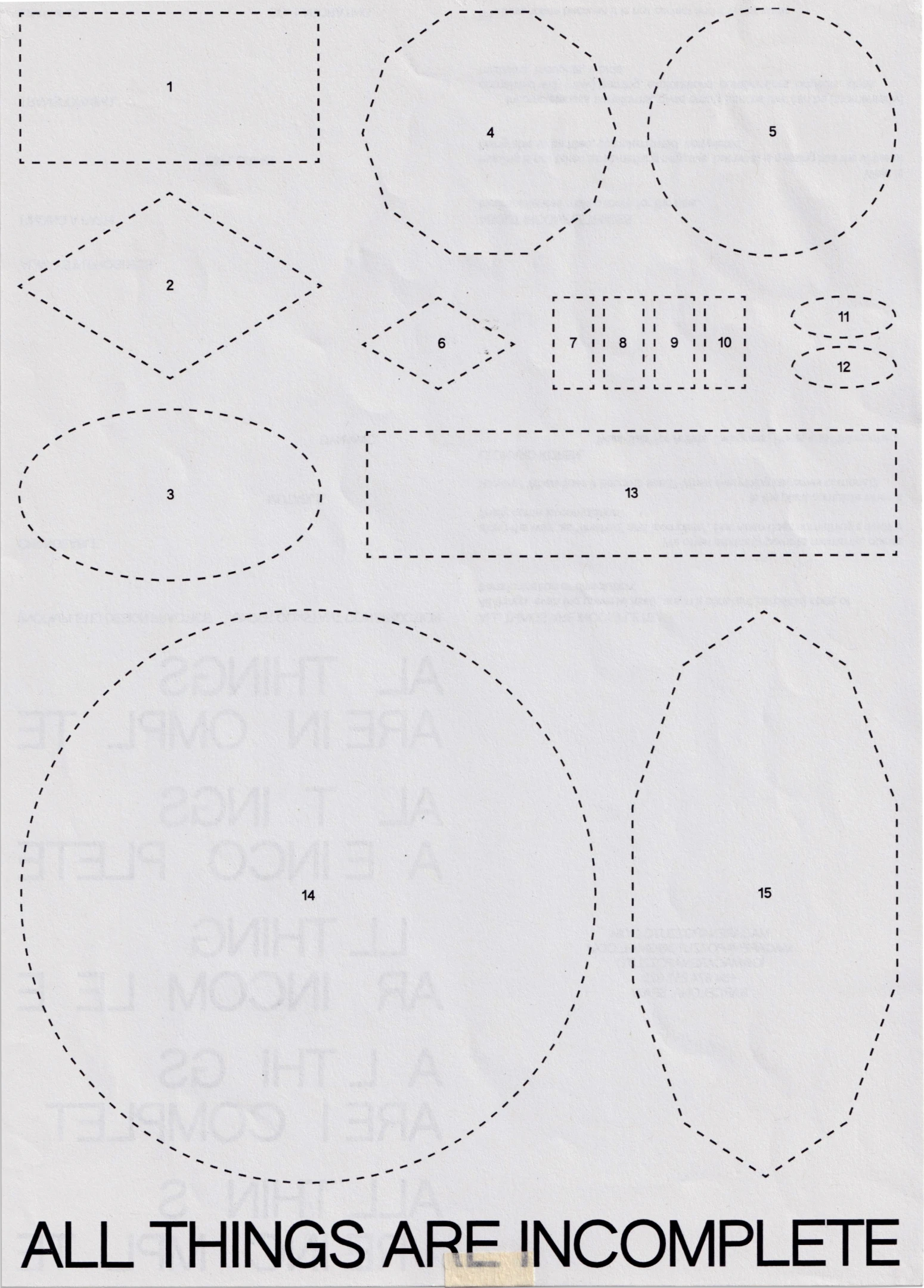 All Things Are Incomplete