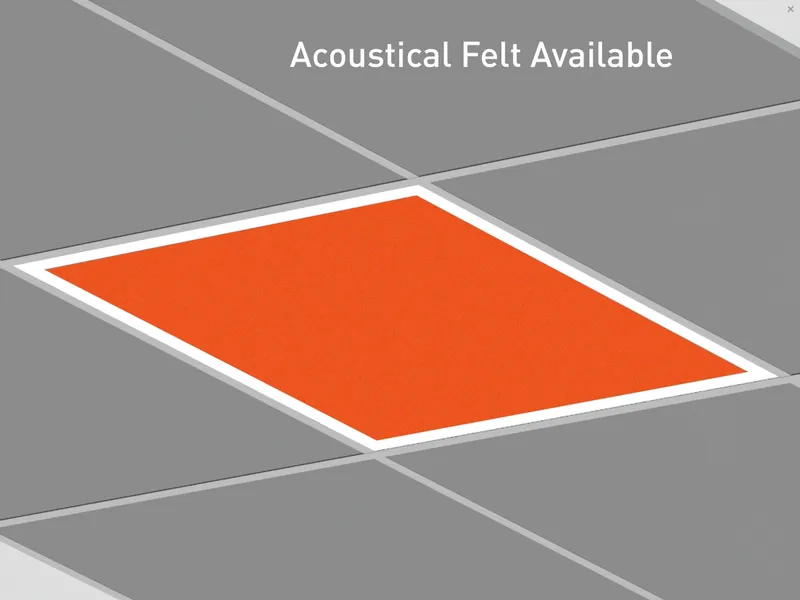 Gridline 2x2 with Acoustical Felt