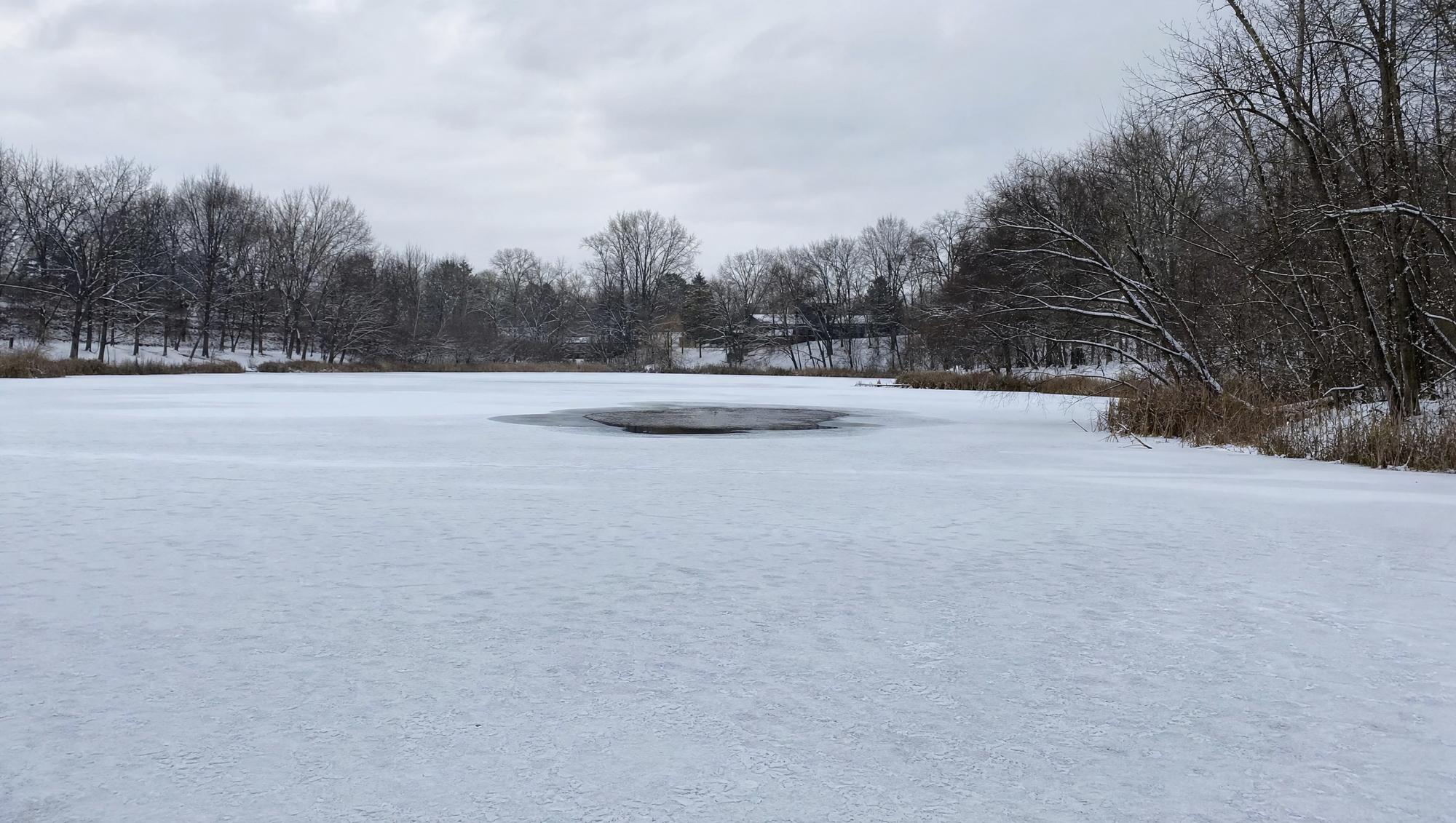 A pond aerator keeping the water oxygenated
