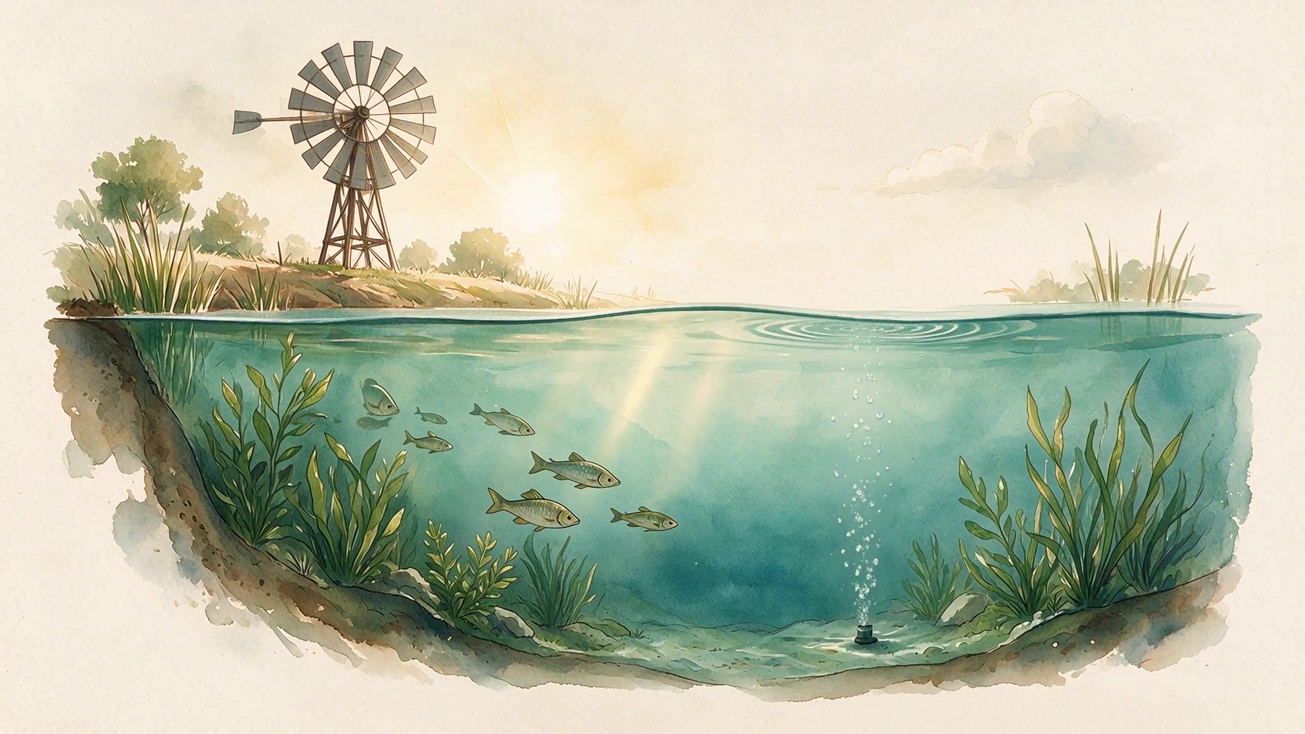 Oxygen for every pond, on or off the grid