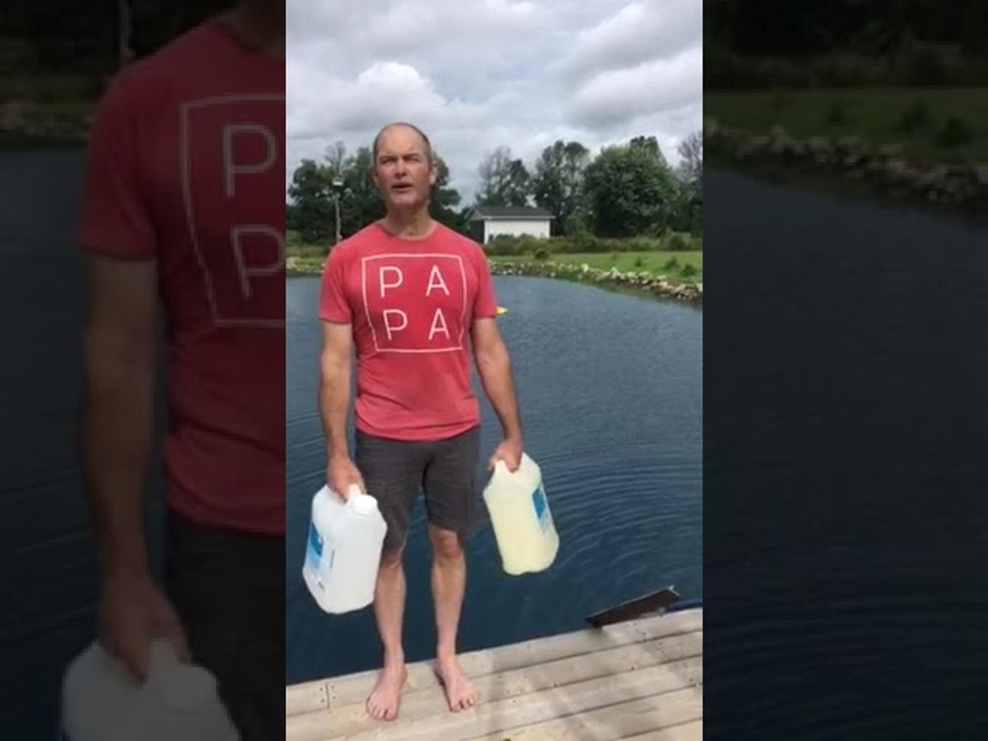 Derek and Kelly, pond results
