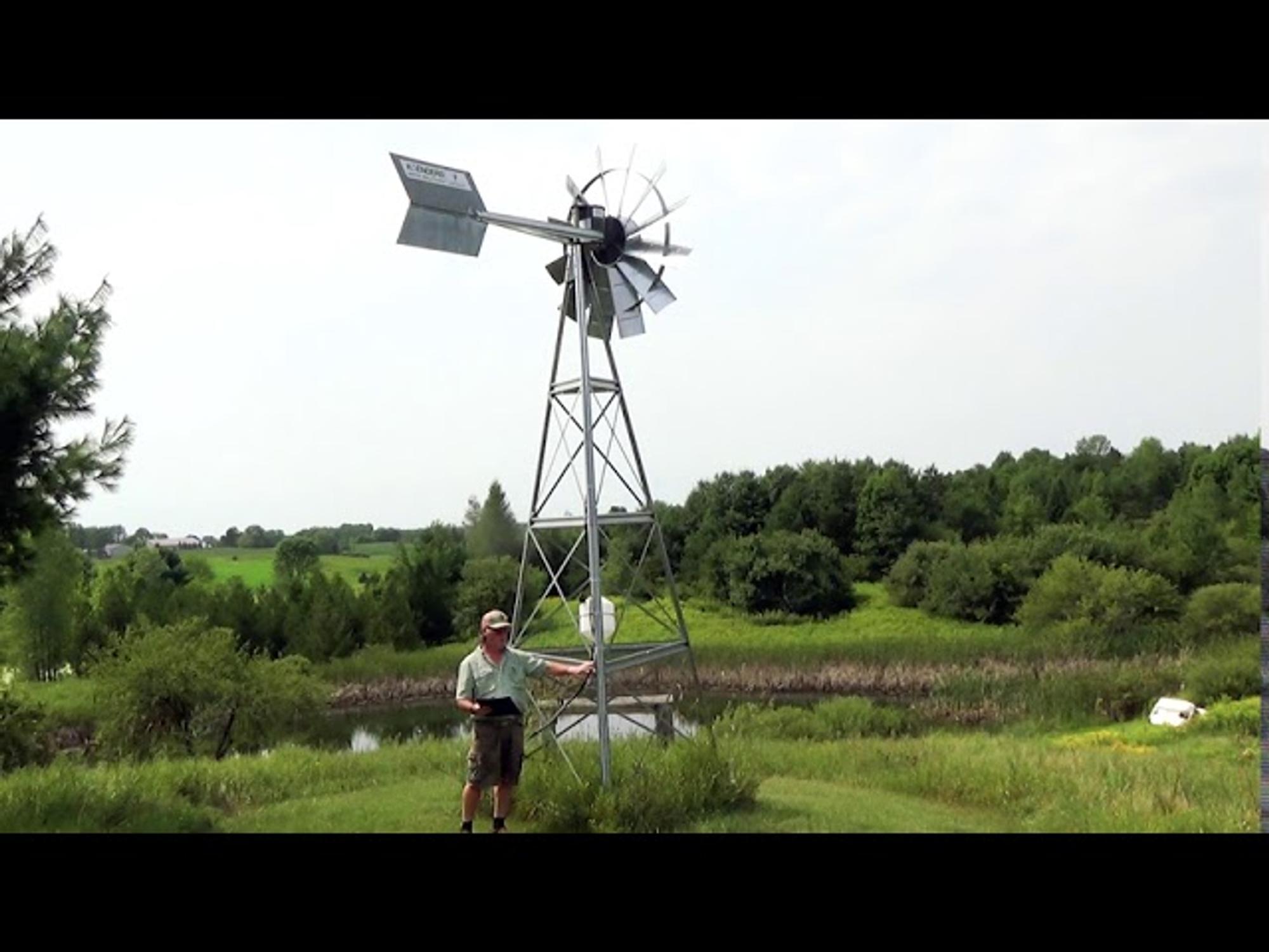 Jim, off-grid windmill aeration
