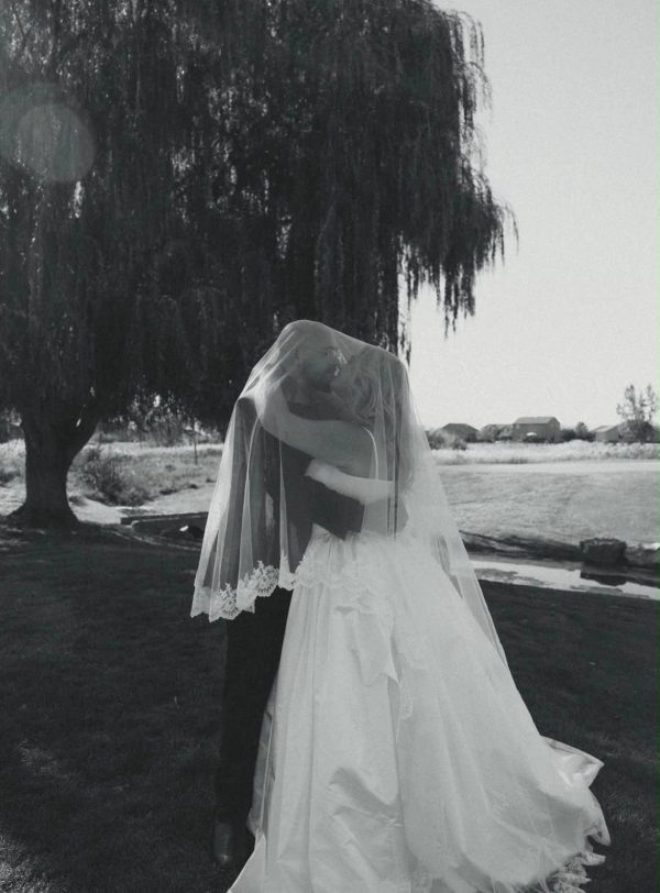 Tyler Cornwell on her wedding day