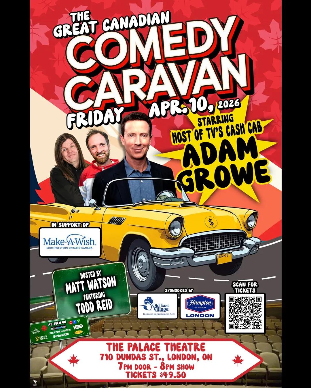 Adam Growe Quiz Show, London, ON 2026