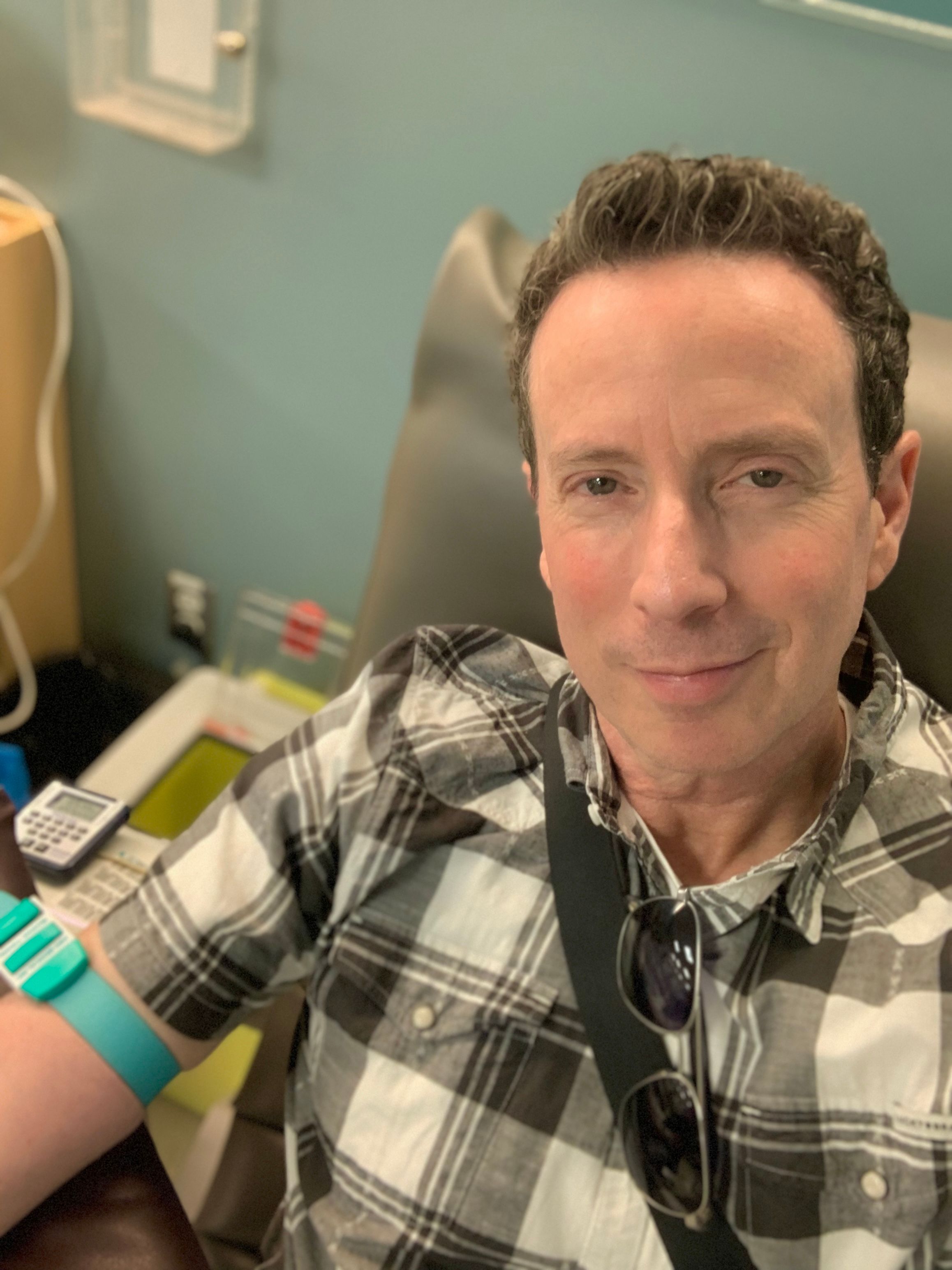 Adam Growe, Host of Cash Cab, Donates Blood