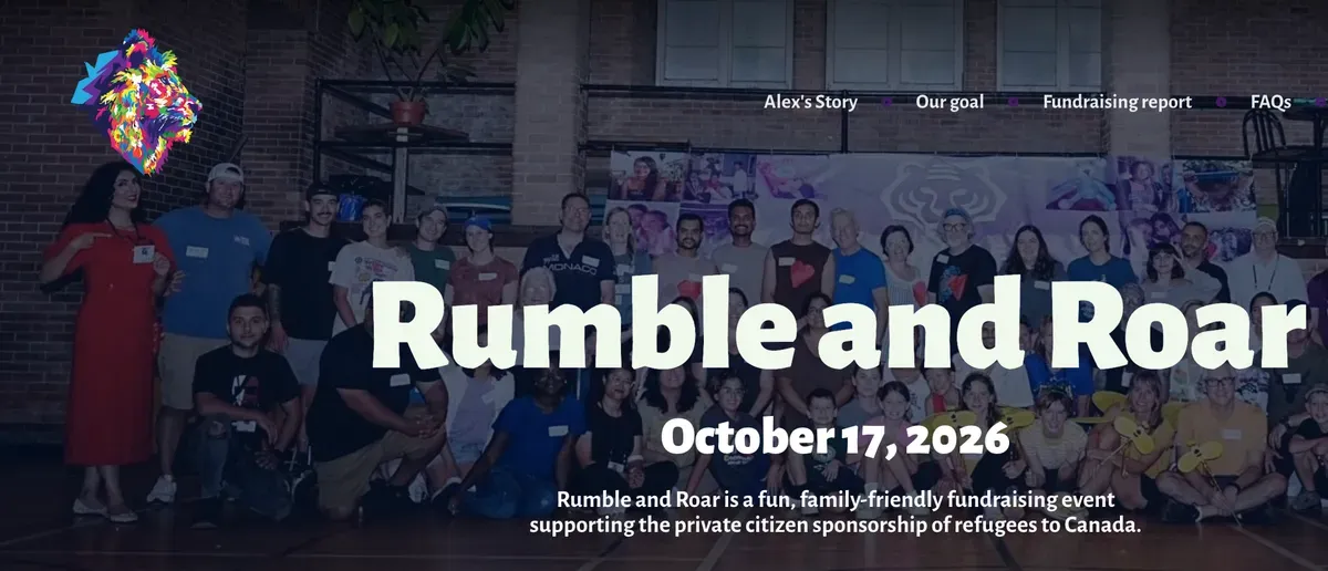 Rumble and Roar fundraising event on October 17, 2026