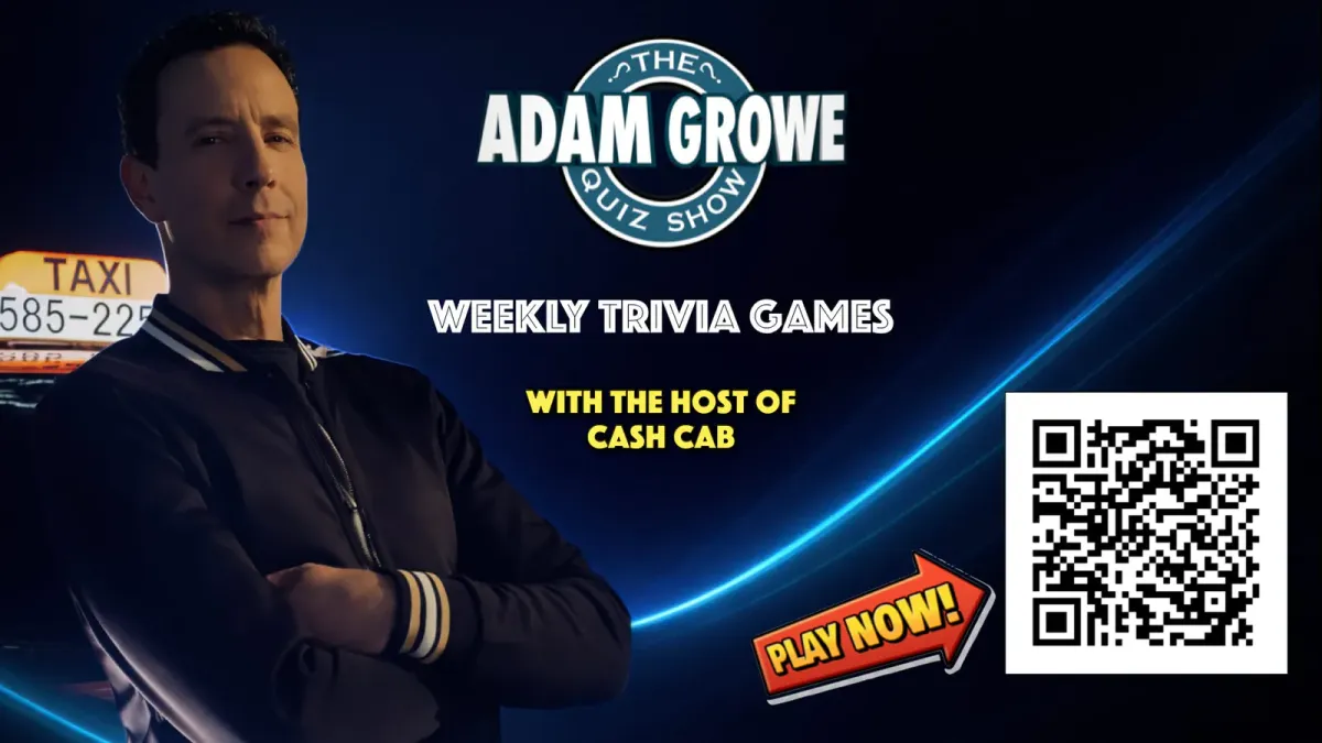 Adam Growe, Host of Cash Cab, Online Trivia