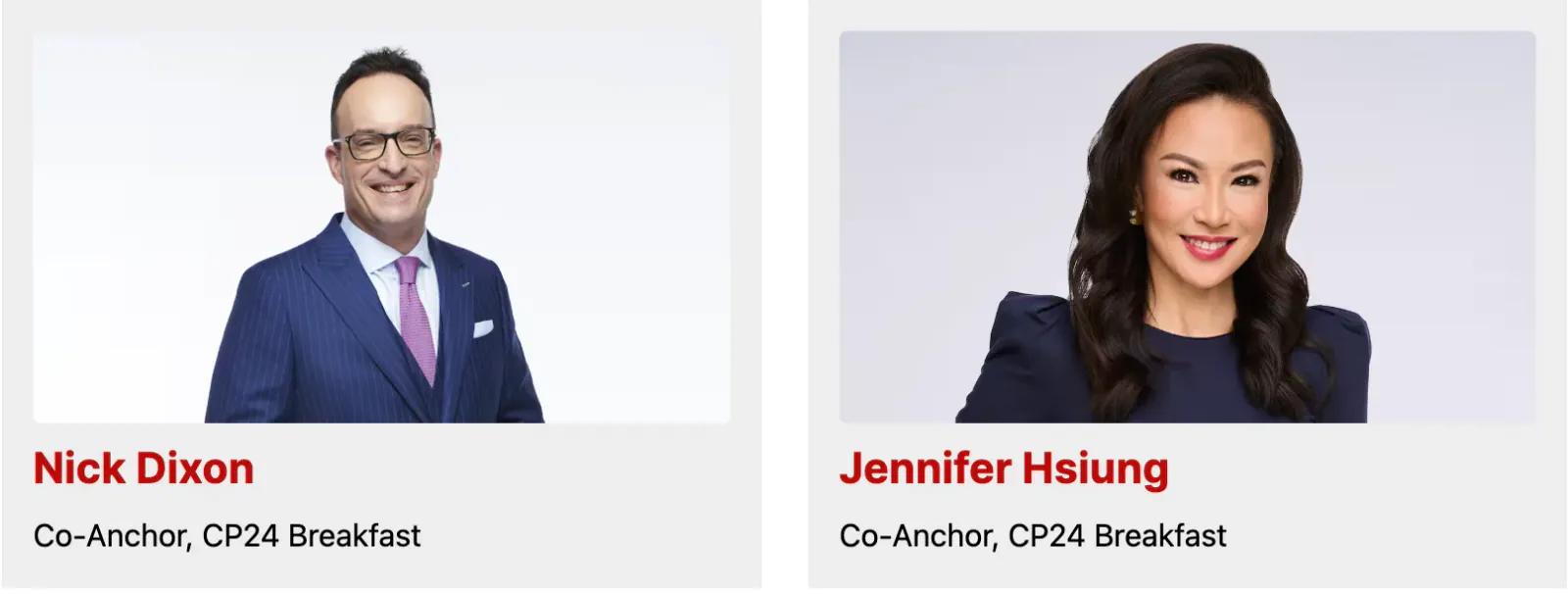Nick Dixon and Jennifer Hsiung 