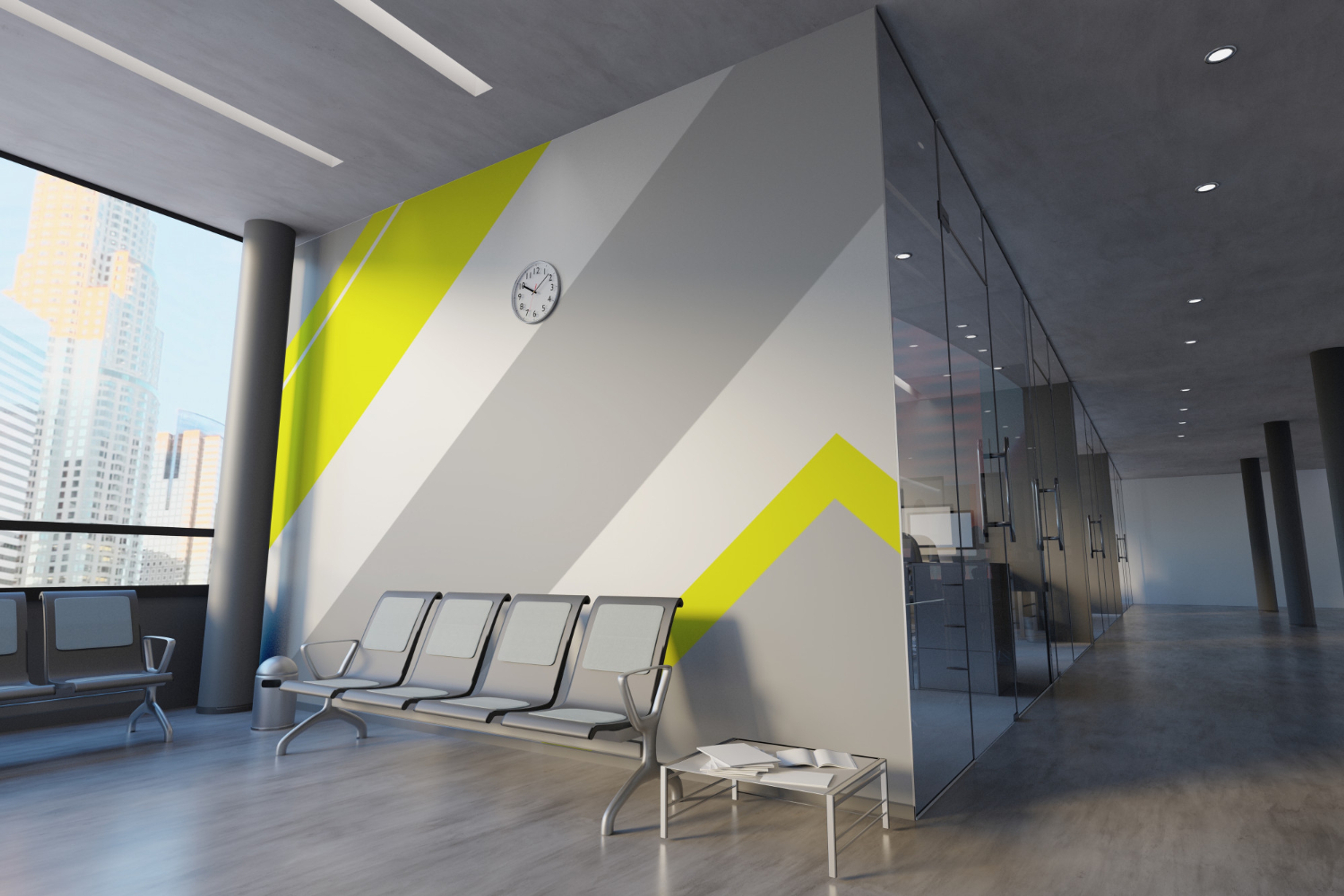 Interior office painting