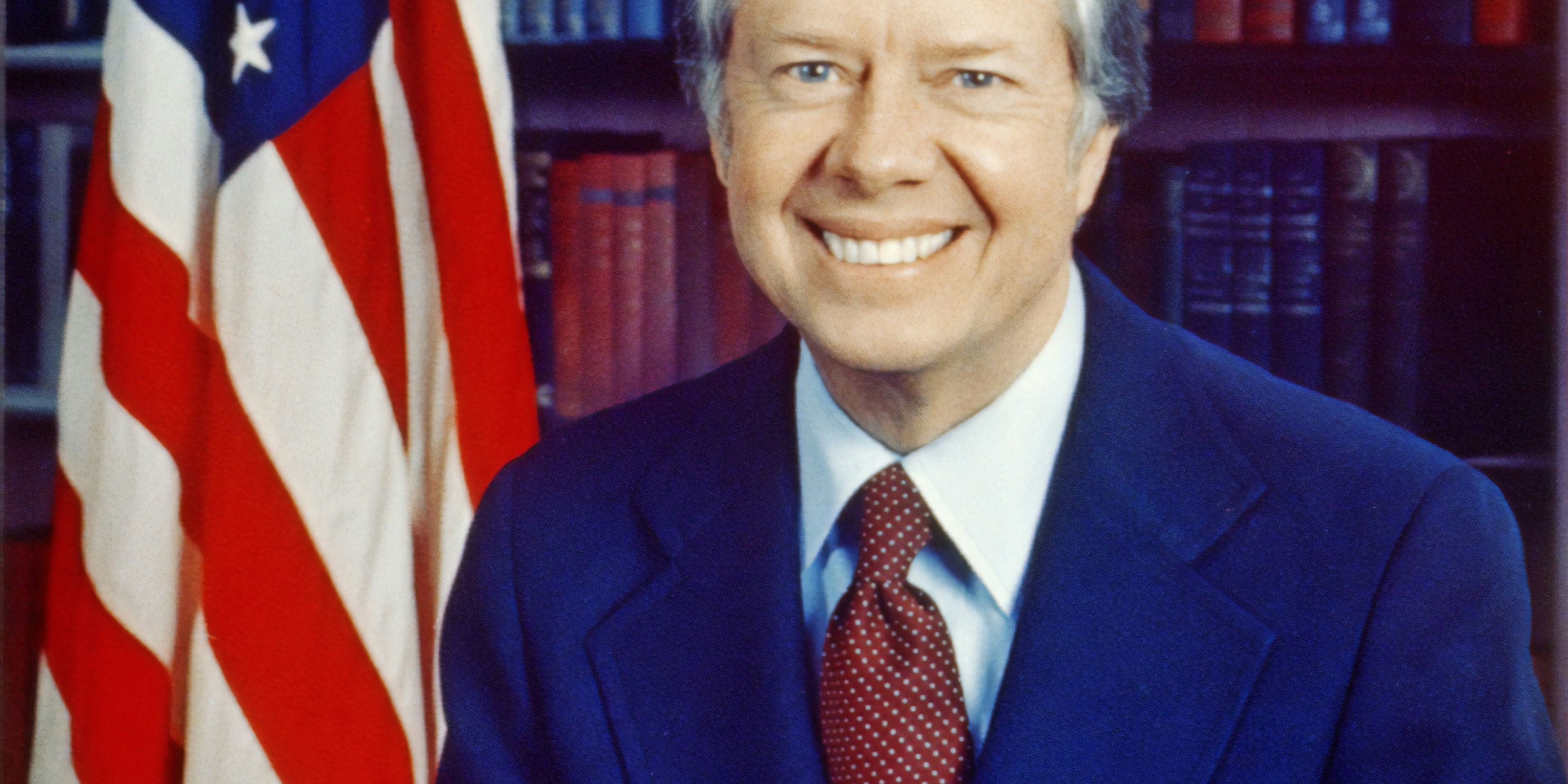 Portrait of Jimmy Carter, 39th President of the United States and Nobel Peace Prize laureate.