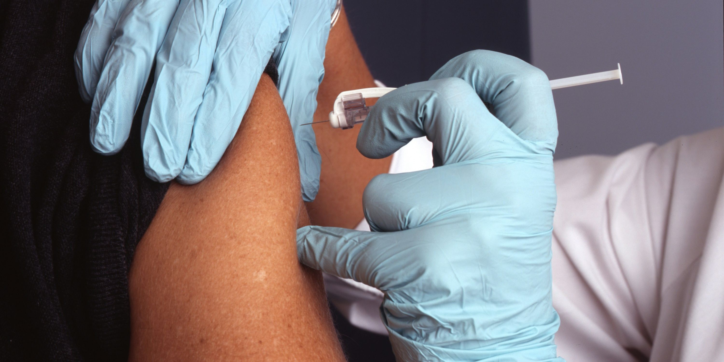 Nurse Administers a Vaccine